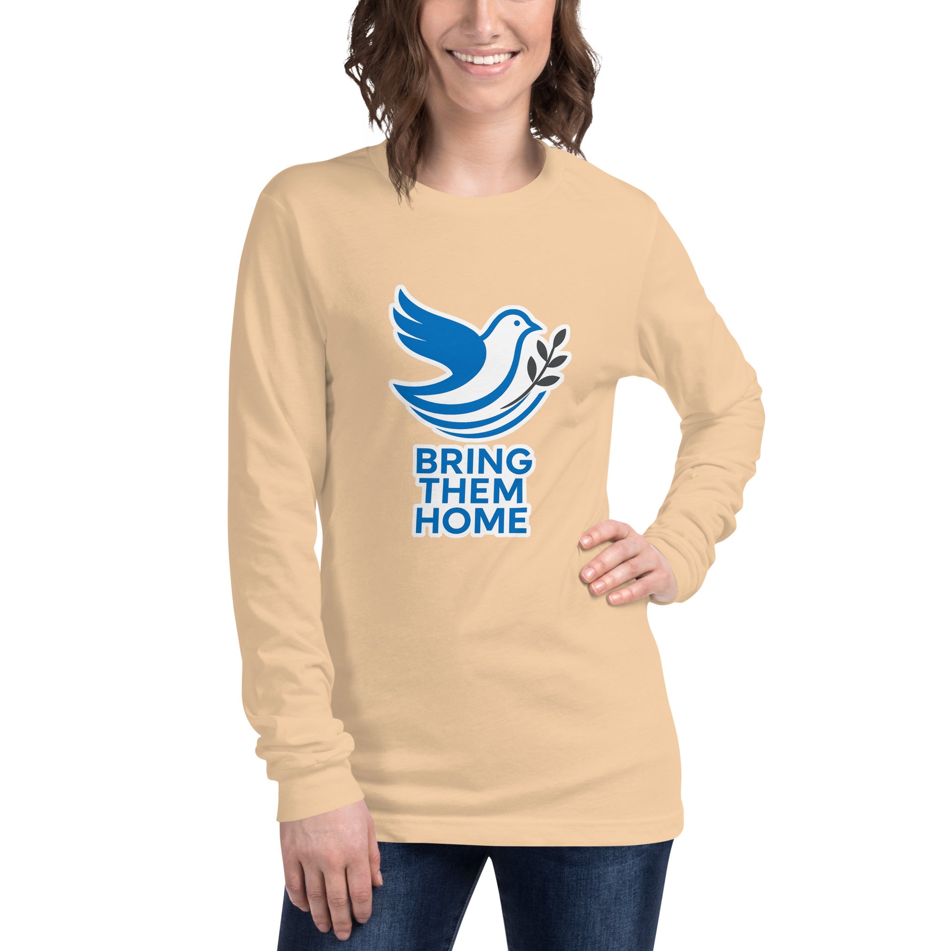 Dove Bring Them Home Unisex Long Sleeve Tee - American Zionist