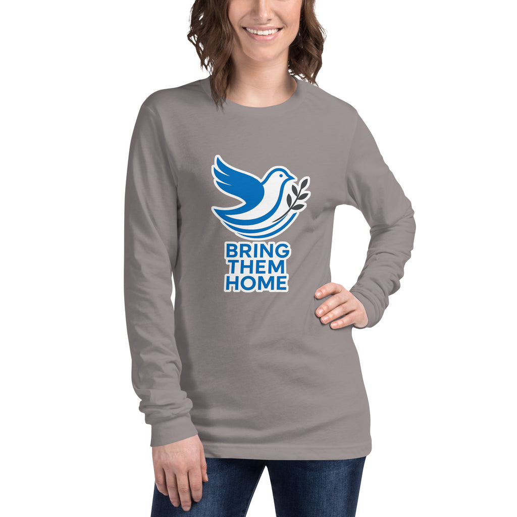 Dove Bring Them Home Unisex Long Sleeve Tee - American Zionist