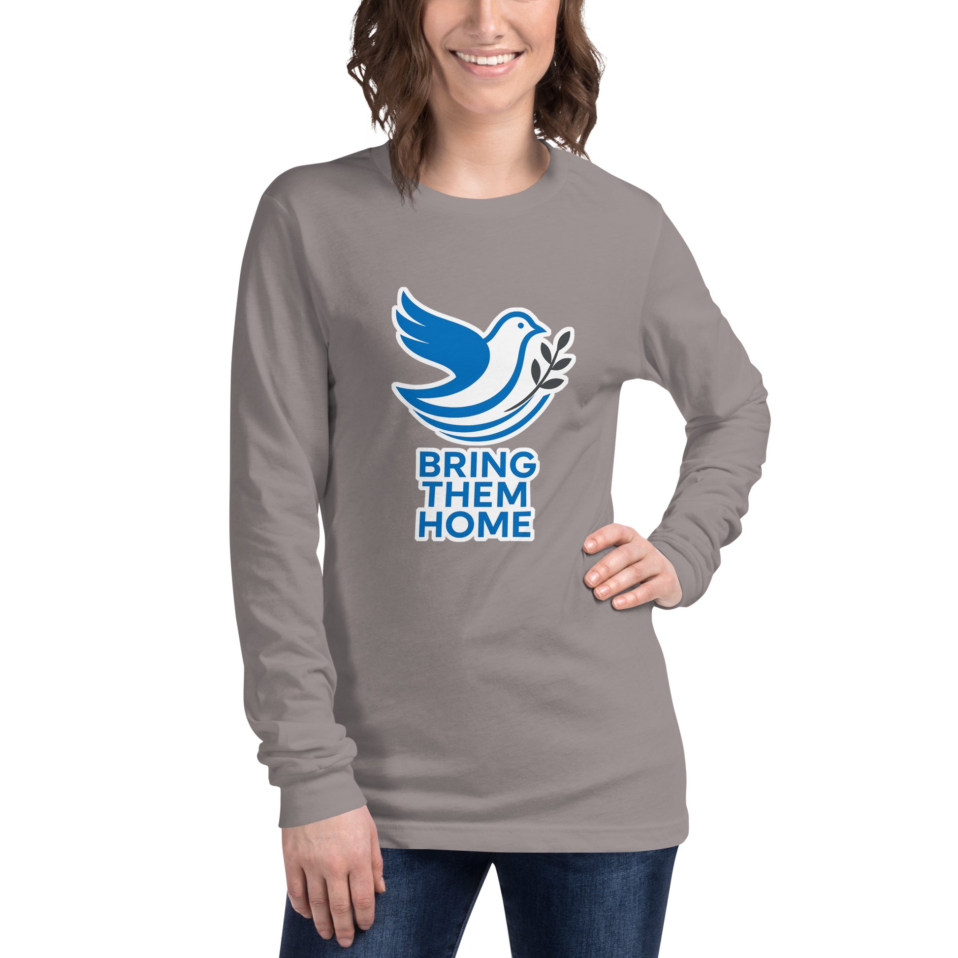Dove Bring Them Home Unisex Long Sleeve Tee - American Zionist