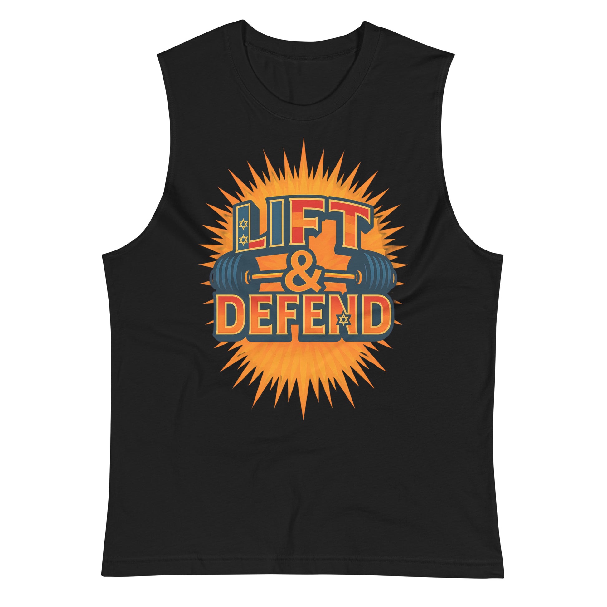 Lift Defend Unisex Muscle Shirt - American Zionist