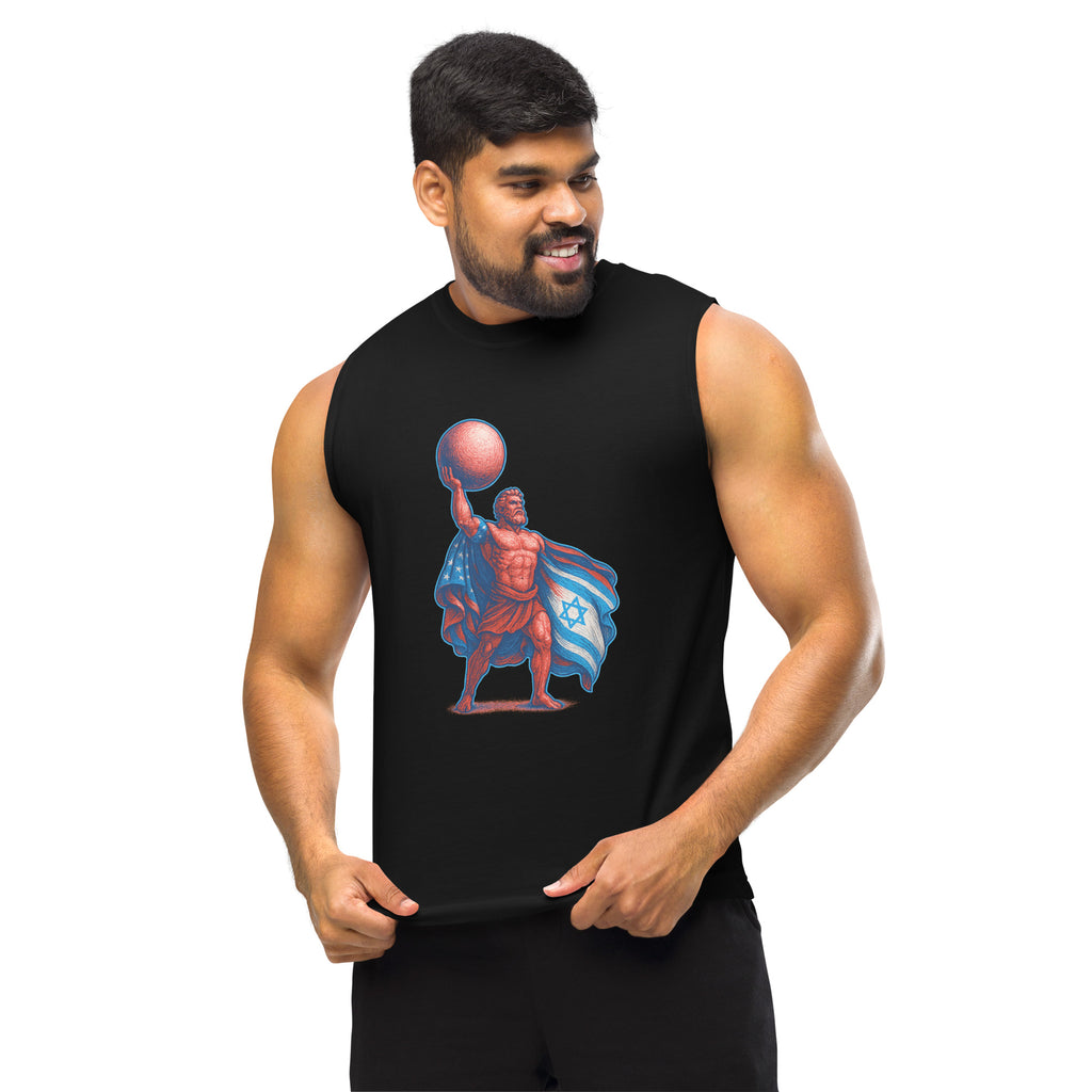 Patriot Hercules Unisex Muscle Shirt - American Zionist