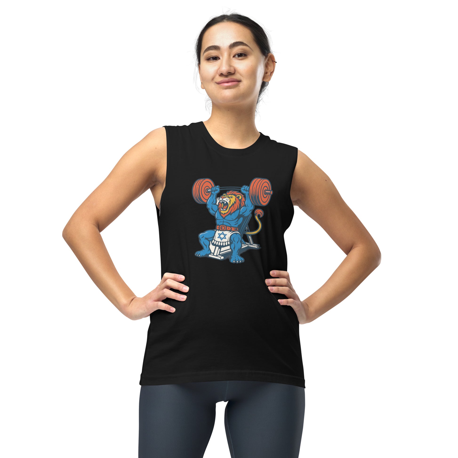 Swole Lion Unisex Muscle Shirt - American Zionist