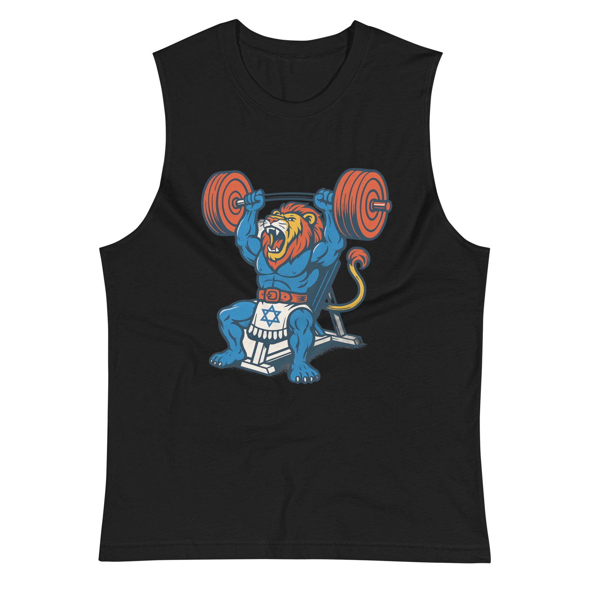 Swole Lion Unisex Muscle Shirt - American Zionist