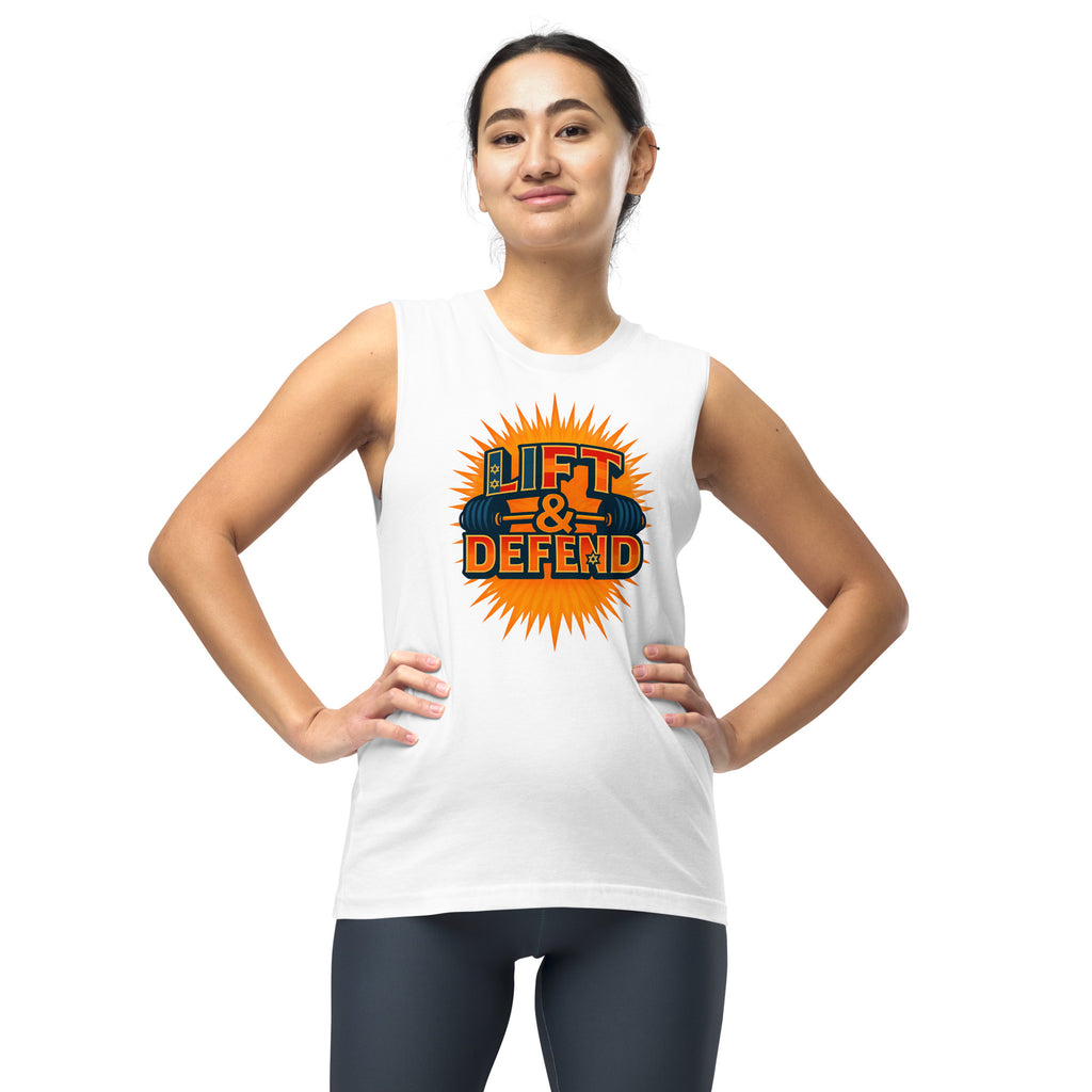 Lift Defend Unisex Muscle Shirt - American Zionist