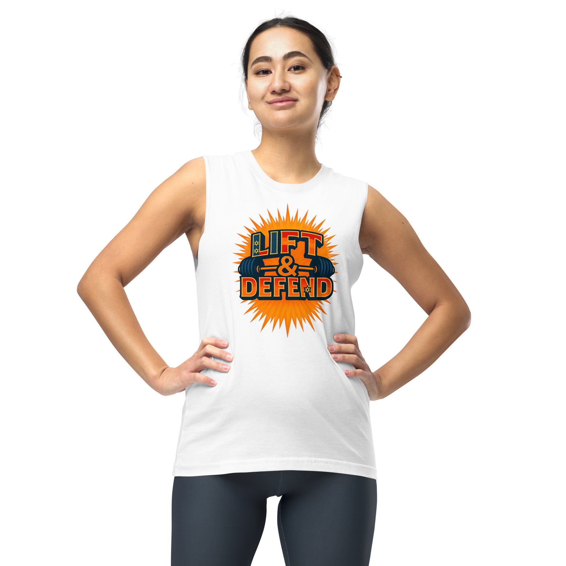 Lift Defend Unisex Muscle Shirt - American Zionist