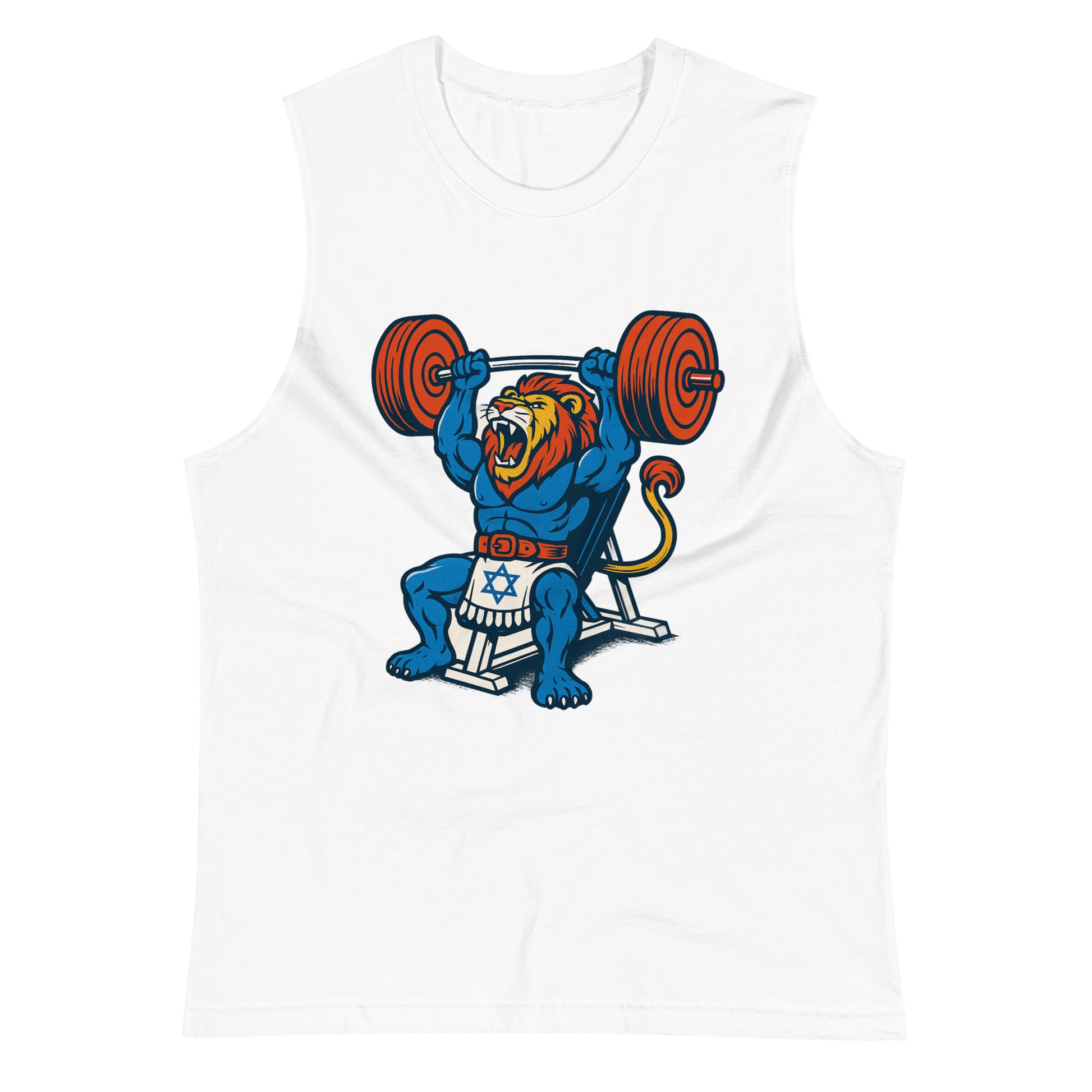 Swole Lion Unisex Muscle Shirt - American Zionist