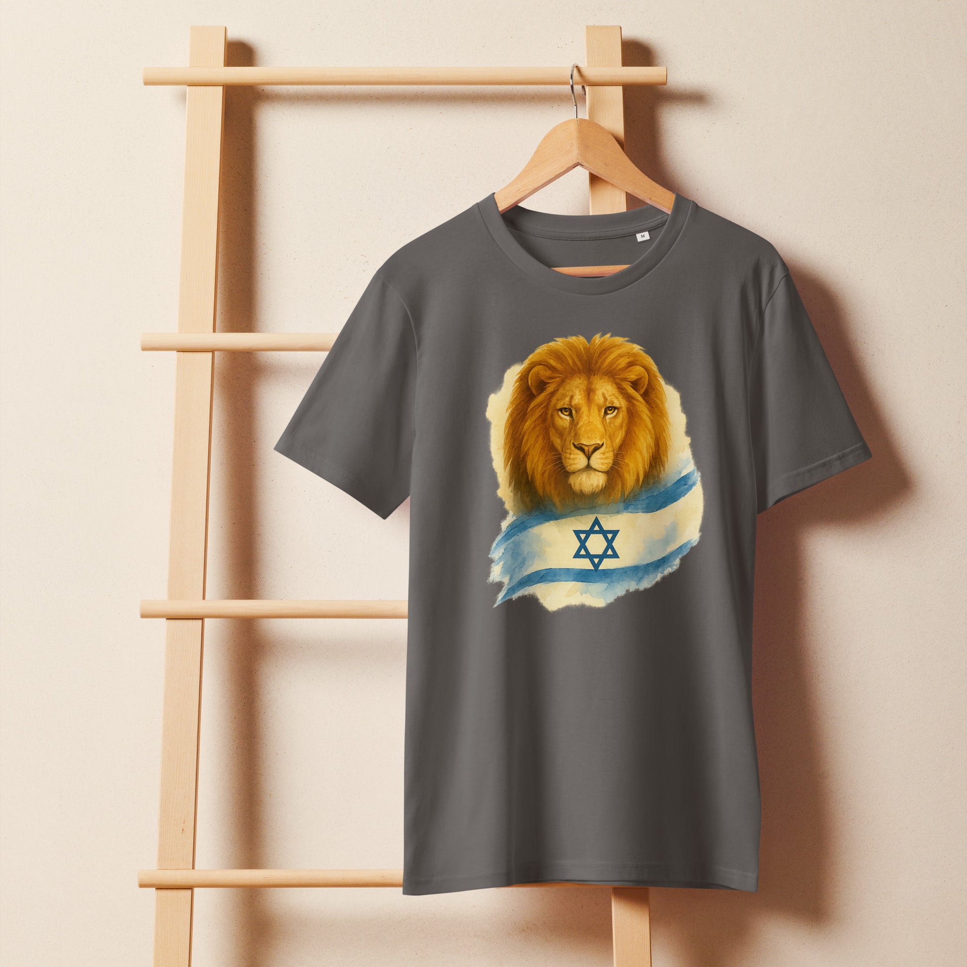 Lion Of Israel Unisex Organic Mid - Light T-Shirt - American Zionist