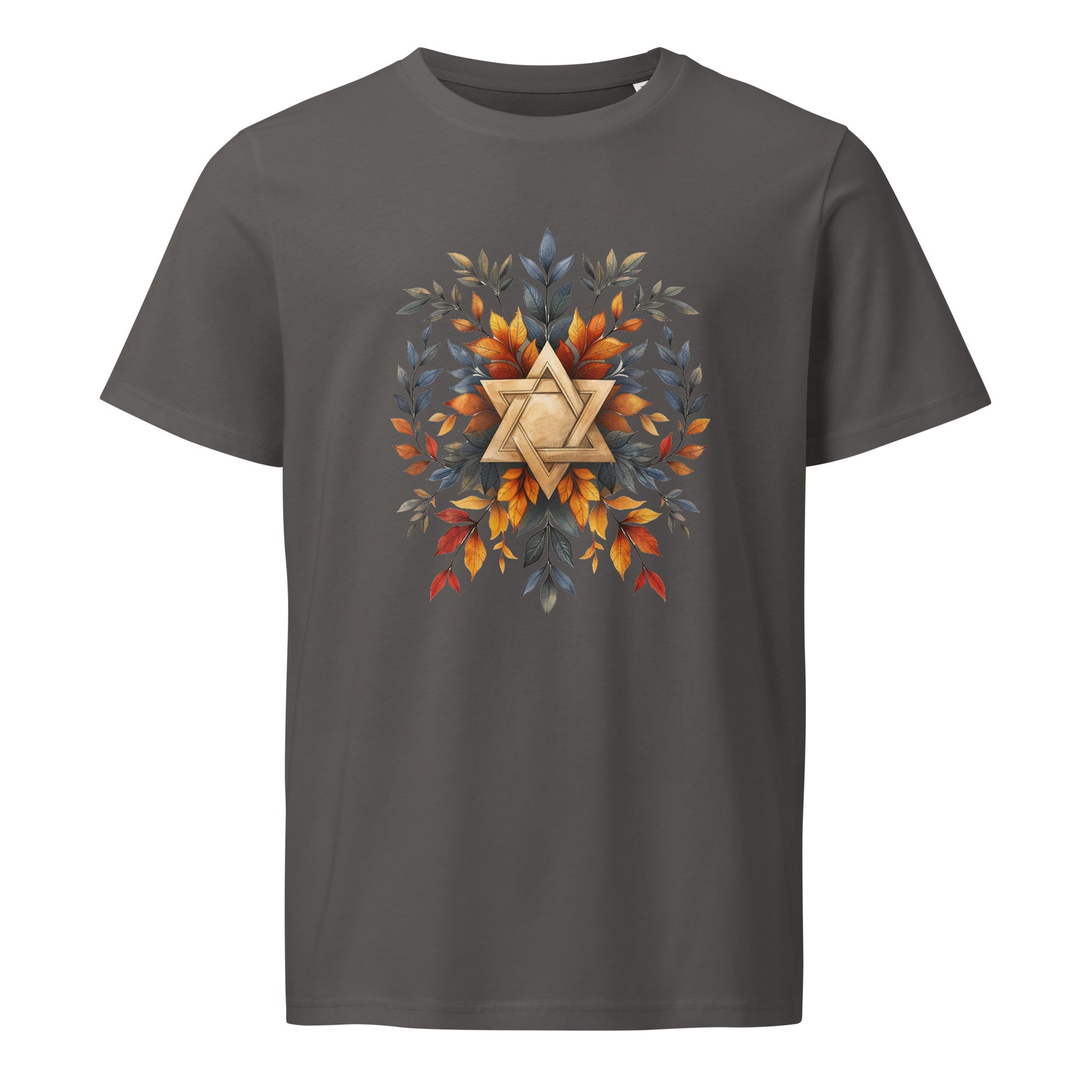 Star of David Wreath Unisex Organic Mid - Light T-Shirt - American Zionist