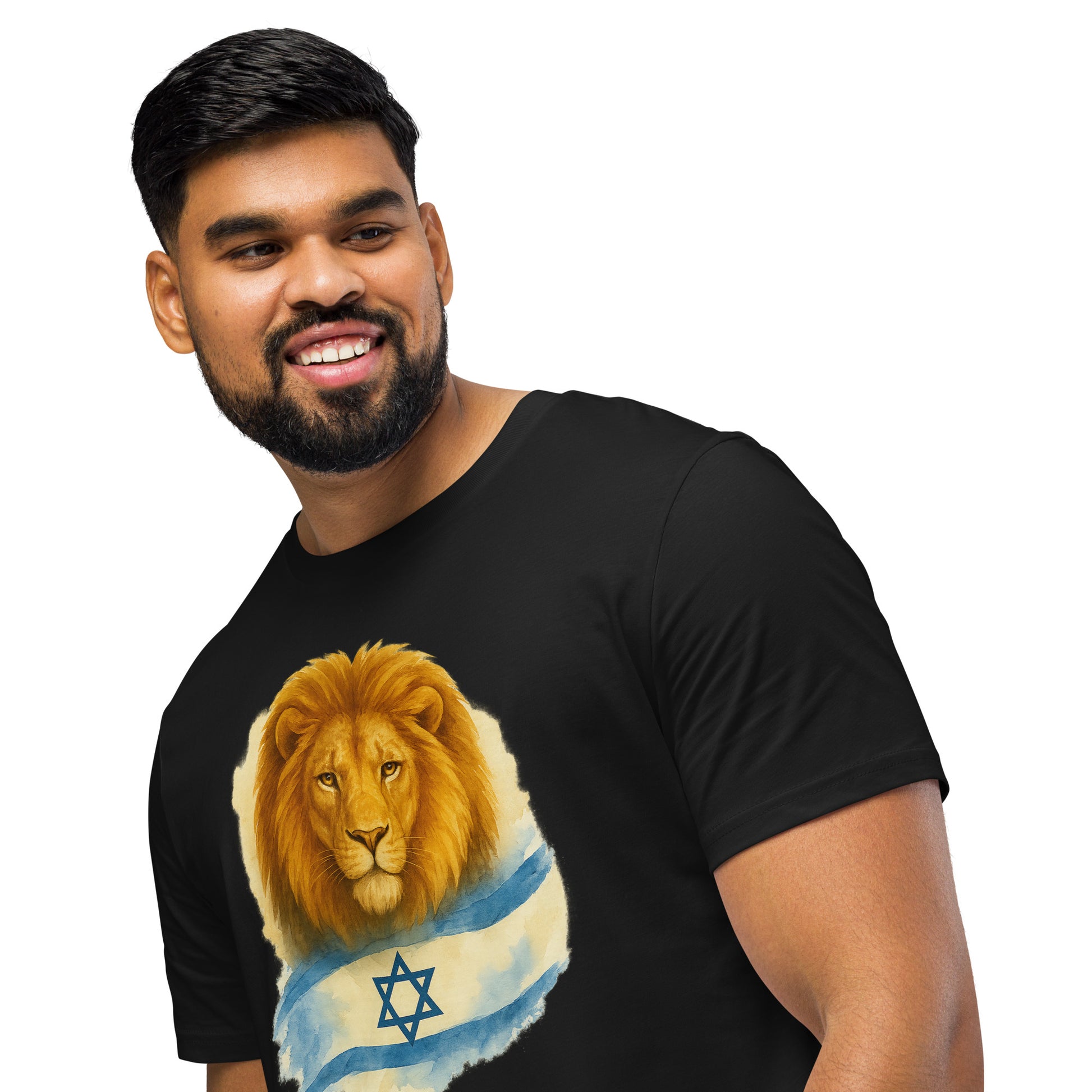 Lion Of Israel Unisex Organic Mid - Light T-Shirt - American Zionist