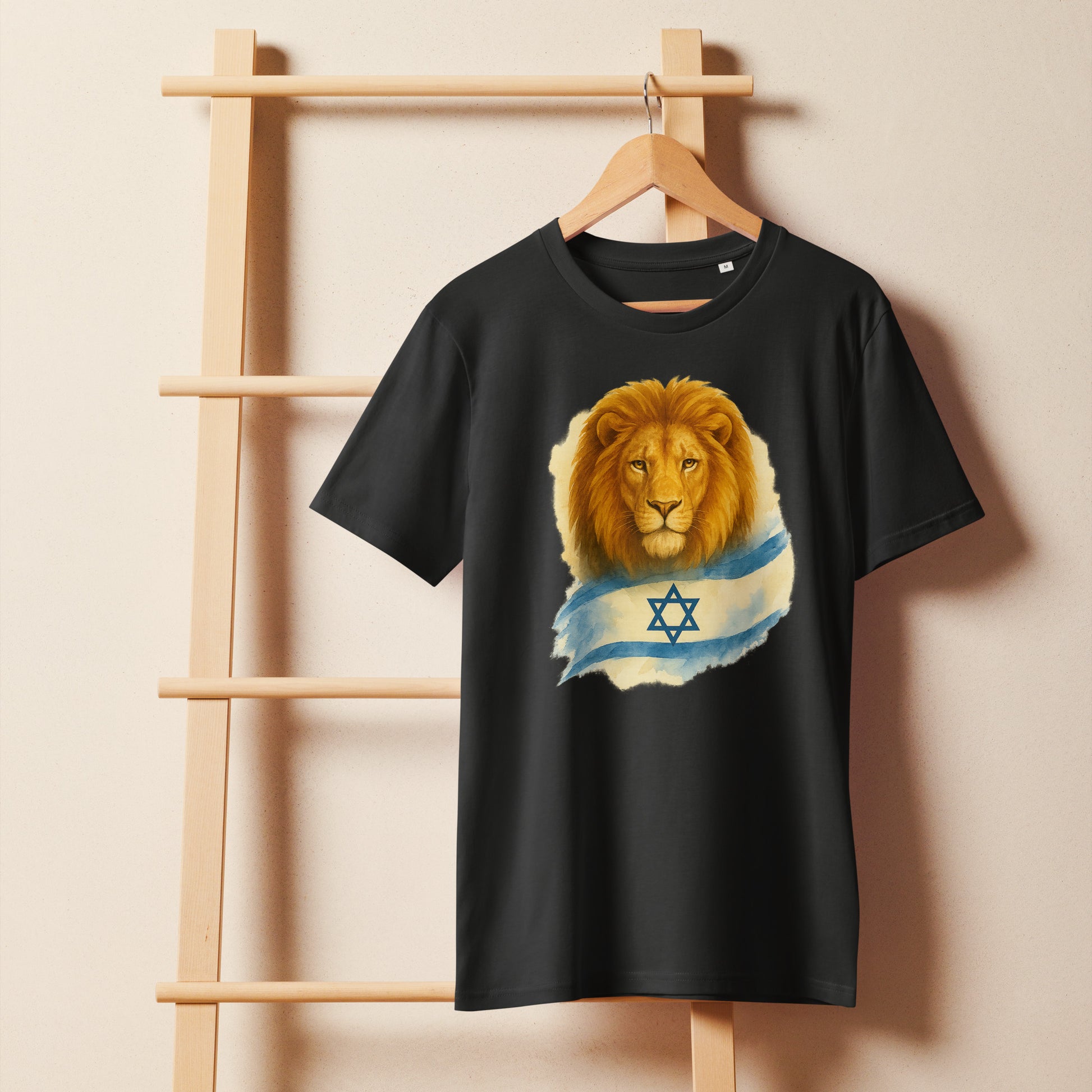 Lion Of Israel Unisex Organic Mid - Light T-Shirt - American Zionist