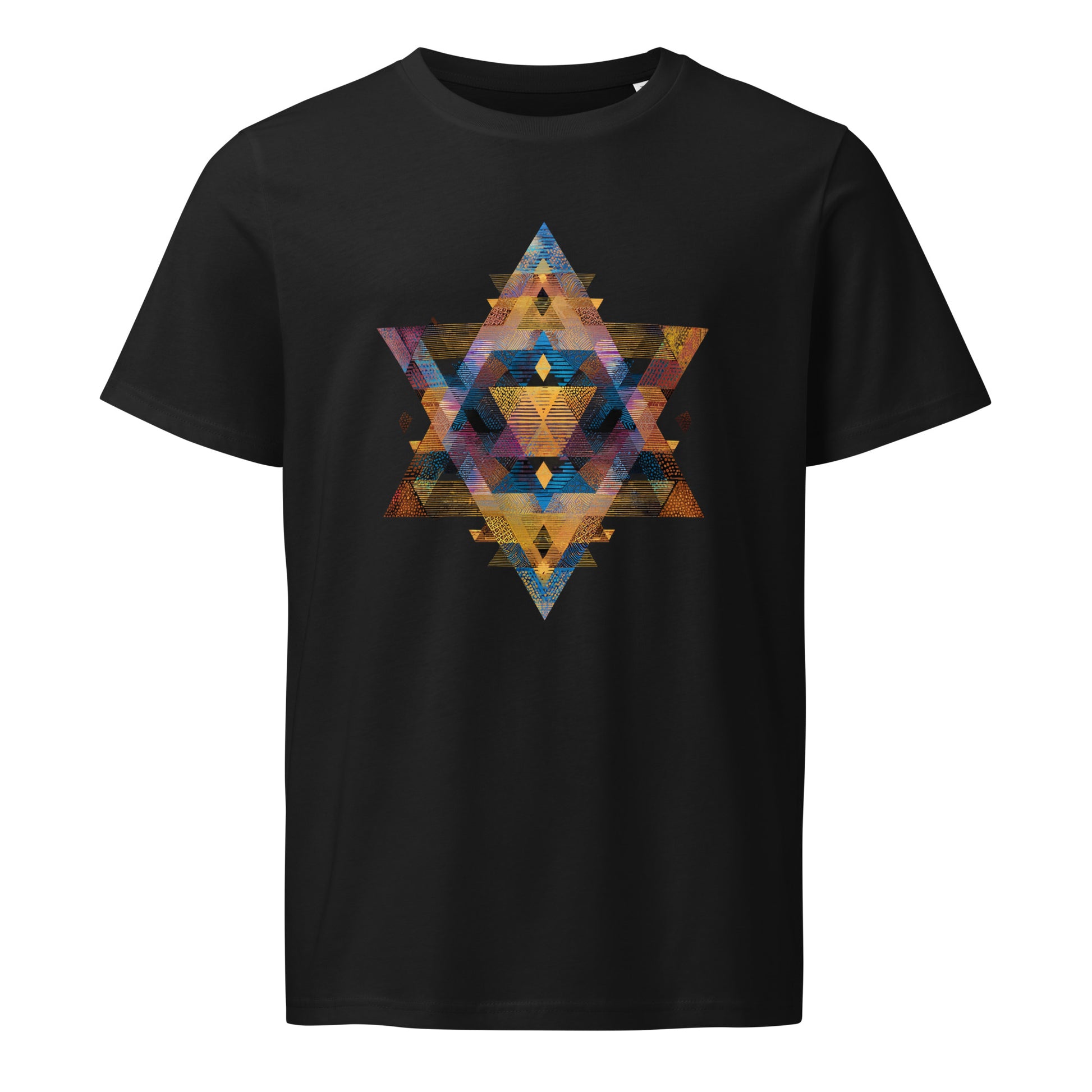 Star of David Geometric Unisex Organic Mid - Light T-Shirt - American Zionist