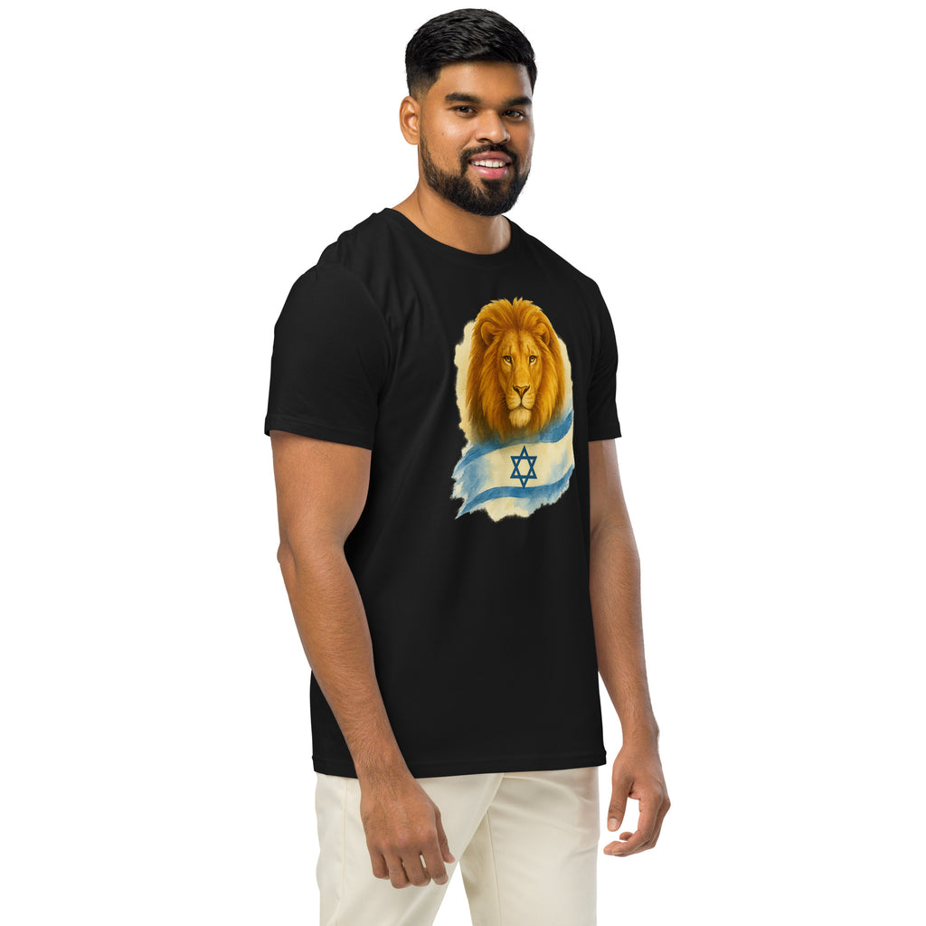 Lion Of Israel Unisex Organic Mid - Light T-Shirt - American Zionist