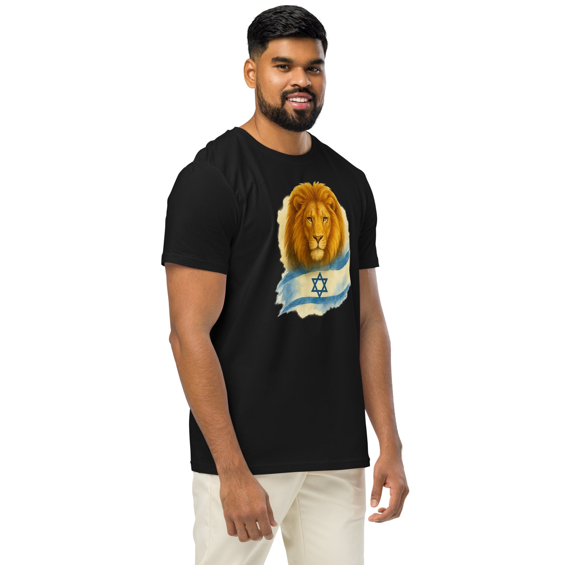 Lion Of Israel Unisex Organic Mid - Light T-Shirt - American Zionist