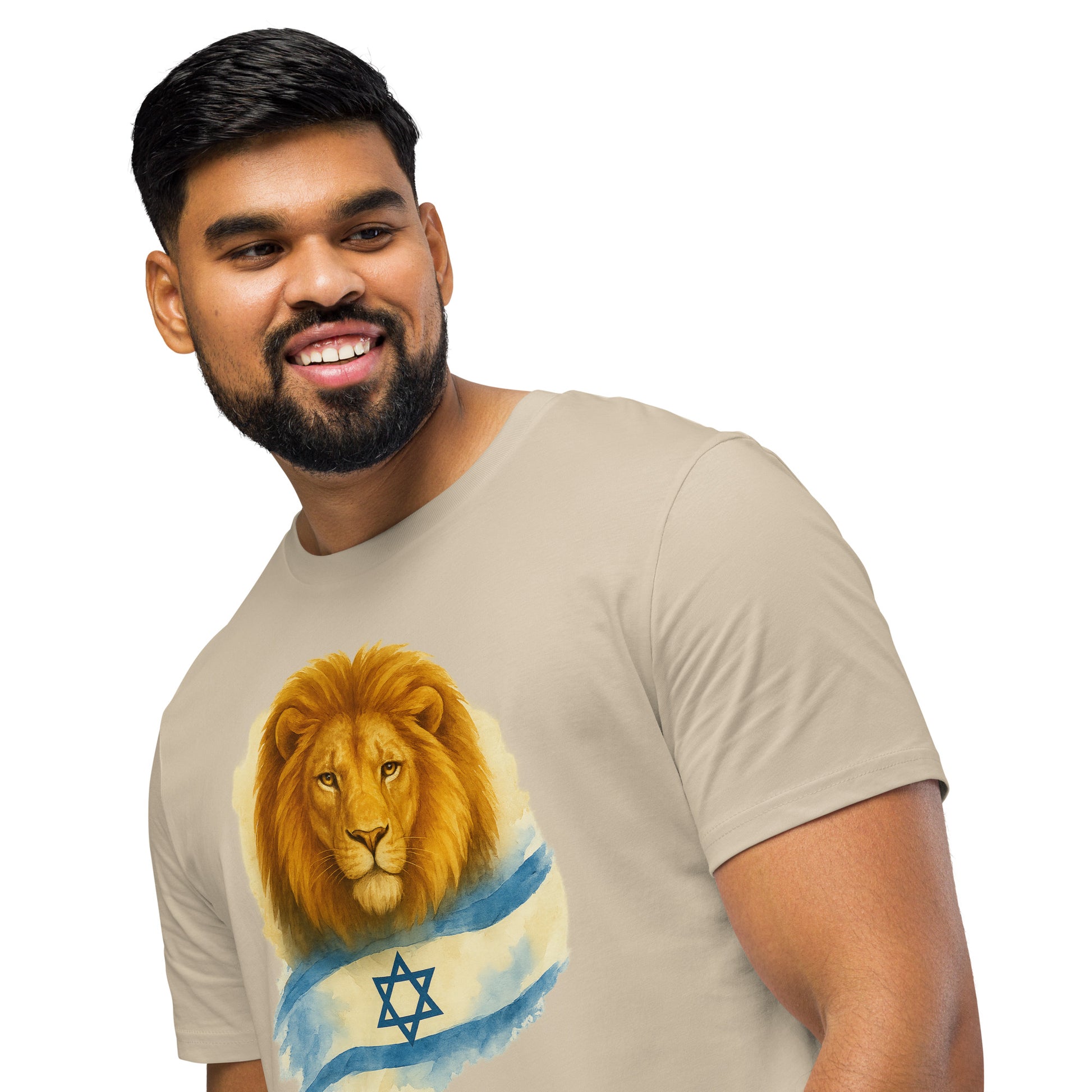 Lion Of Israel Unisex Organic Mid - Light T-Shirt - American Zionist