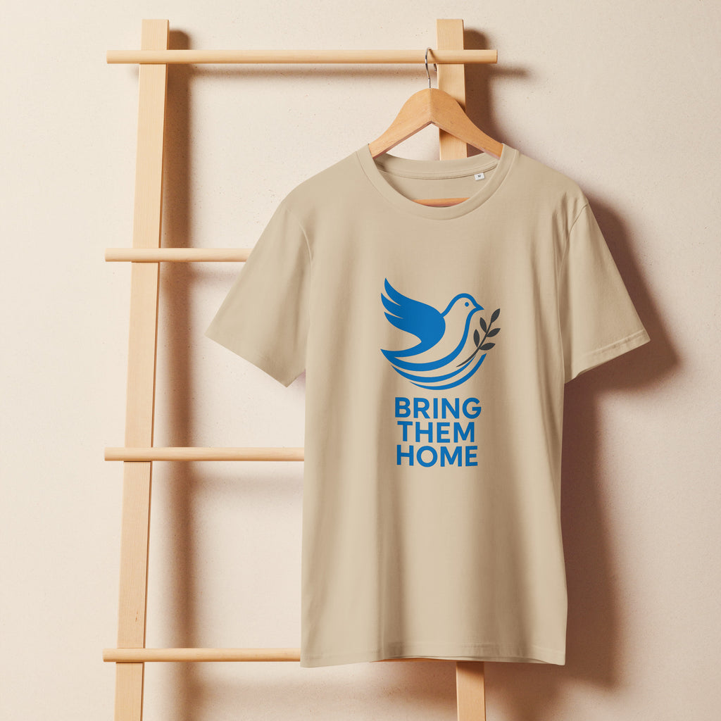 Dove Bring Them Home Unisex Organic Mid - Light T-Shirt - American Zionist