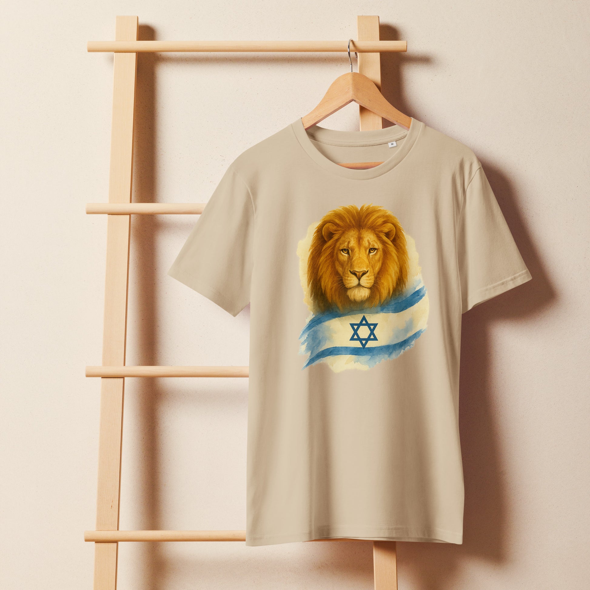 Lion Of Israel Unisex Organic Mid - Light T-Shirt - American Zionist