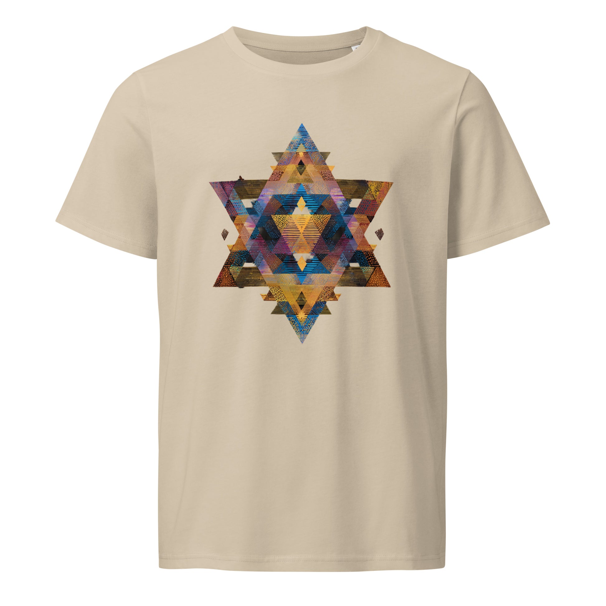 Star of David Geometric Unisex Organic Mid - Light T-Shirt - American Zionist