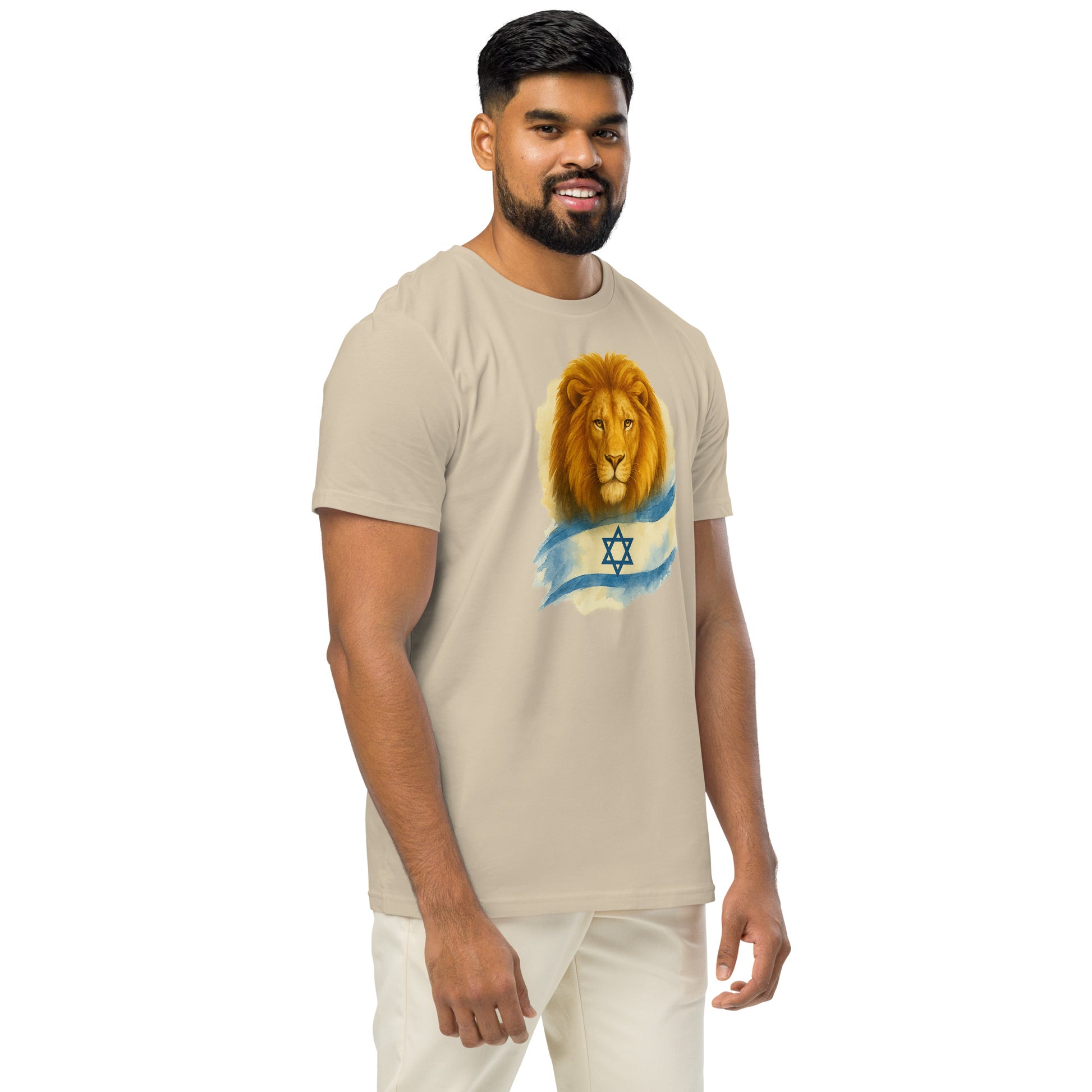 Lion Of Israel Unisex Organic Mid - Light T-Shirt - American Zionist