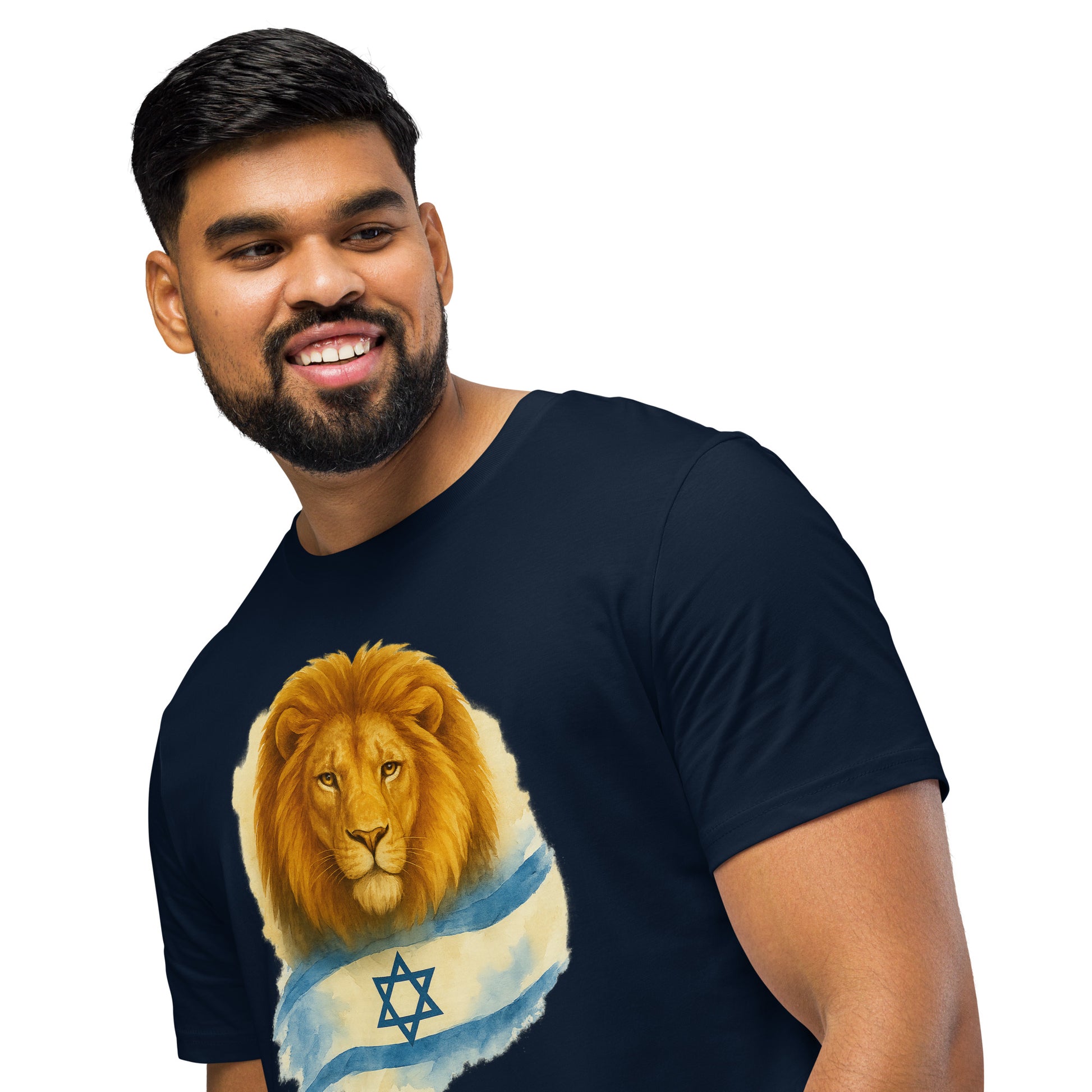 Lion Of Israel Unisex Organic Mid - Light T-Shirt - American Zionist