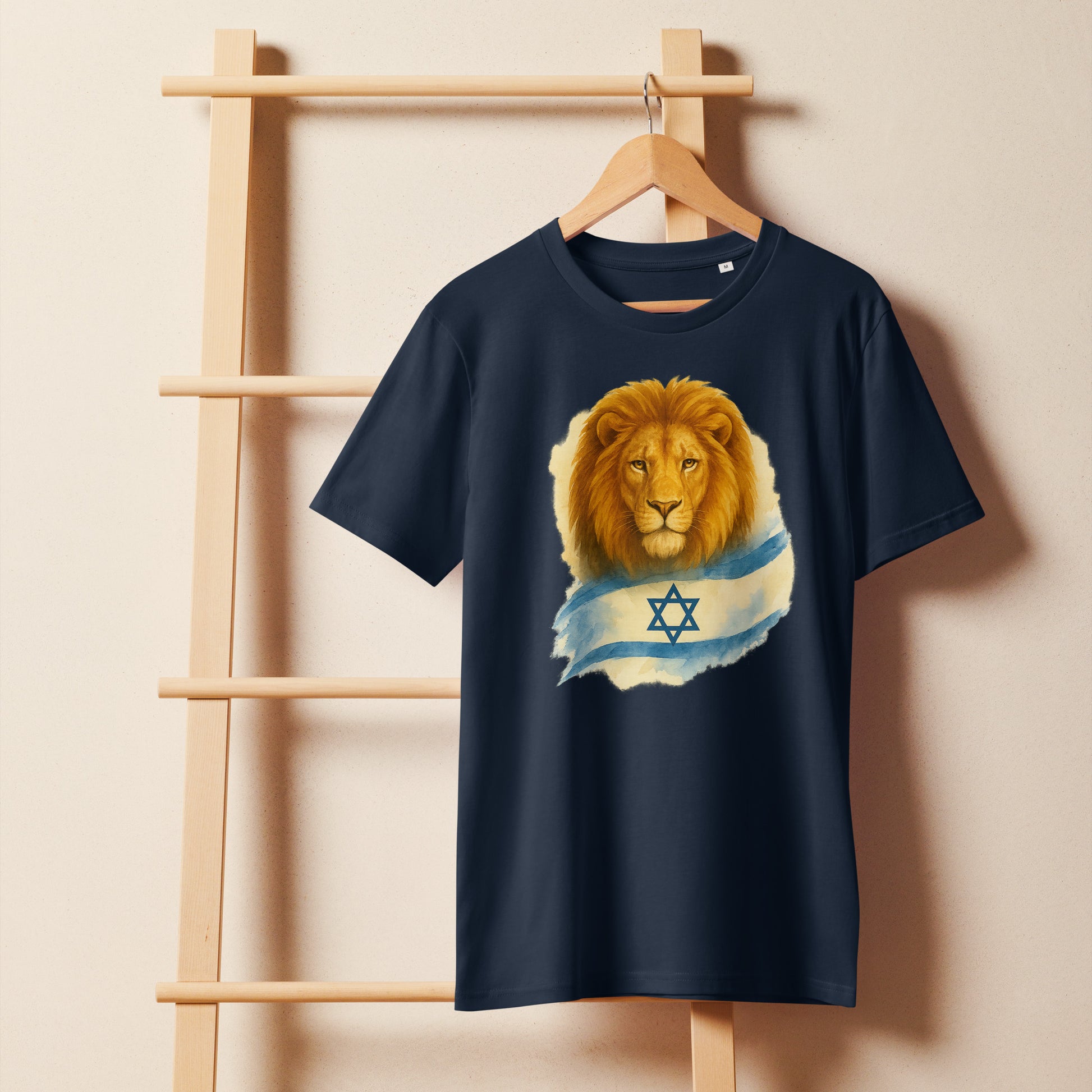 Lion Of Israel Unisex Organic Mid - Light T-Shirt - American Zionist