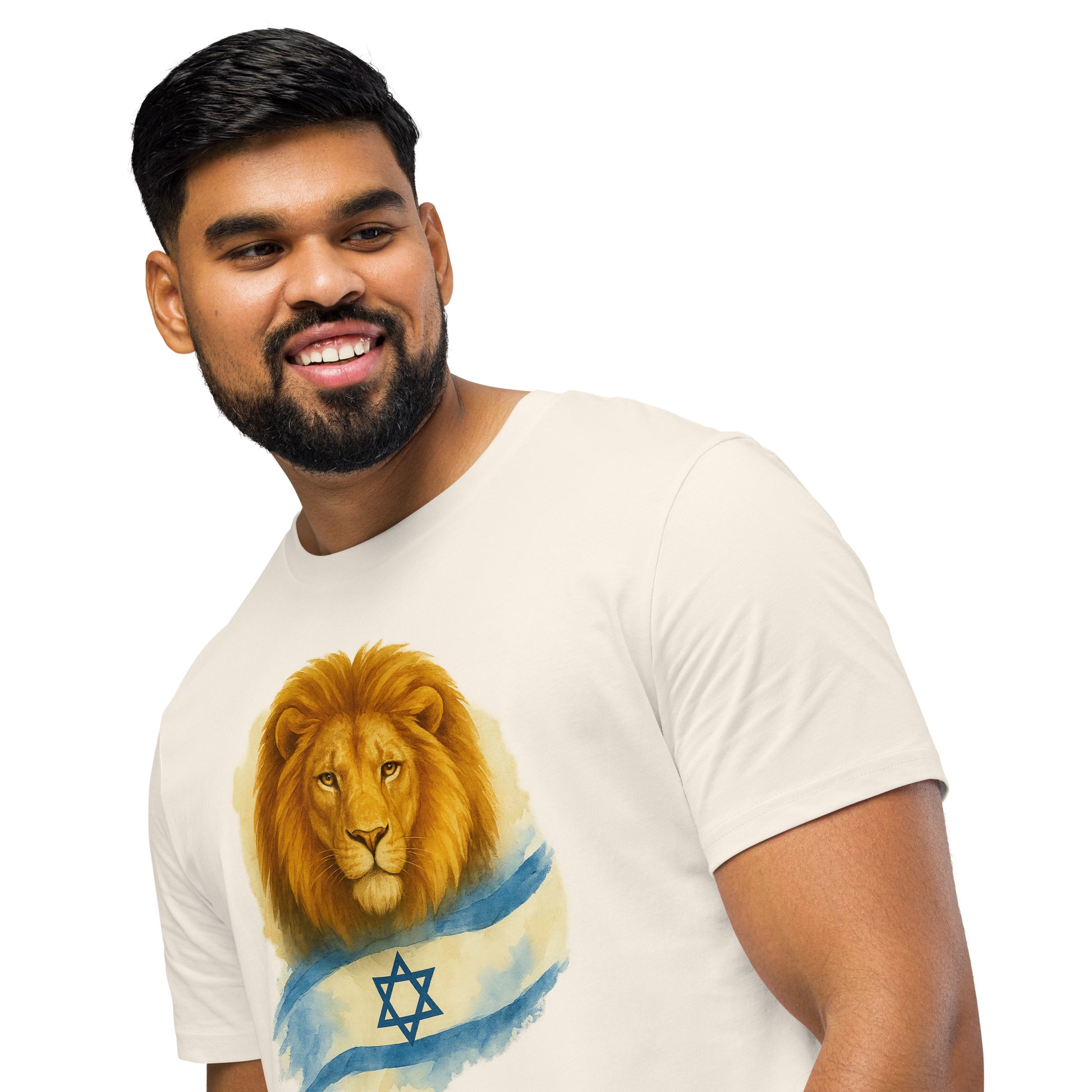 Lion Of Israel Unisex Organic Mid - Light T-Shirt - American Zionist