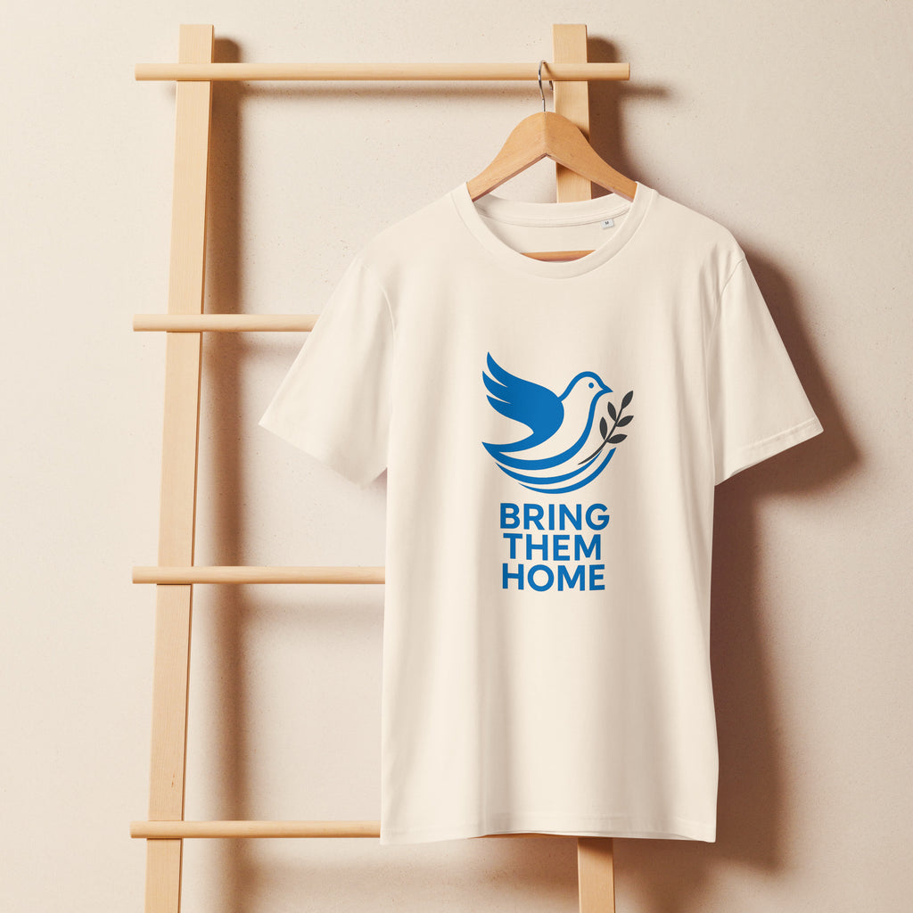 Dove Bring Them Home Unisex Organic Mid - Light T-Shirt - American Zionist