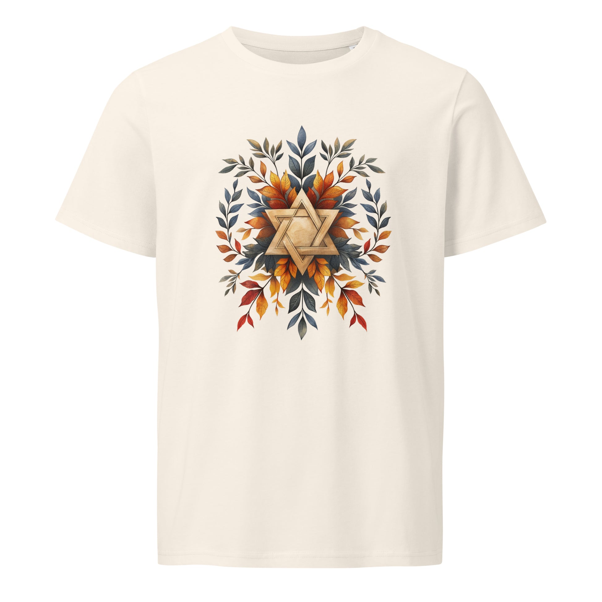 Star of David Wreath Unisex Organic Mid - Light T-Shirt - American Zionist