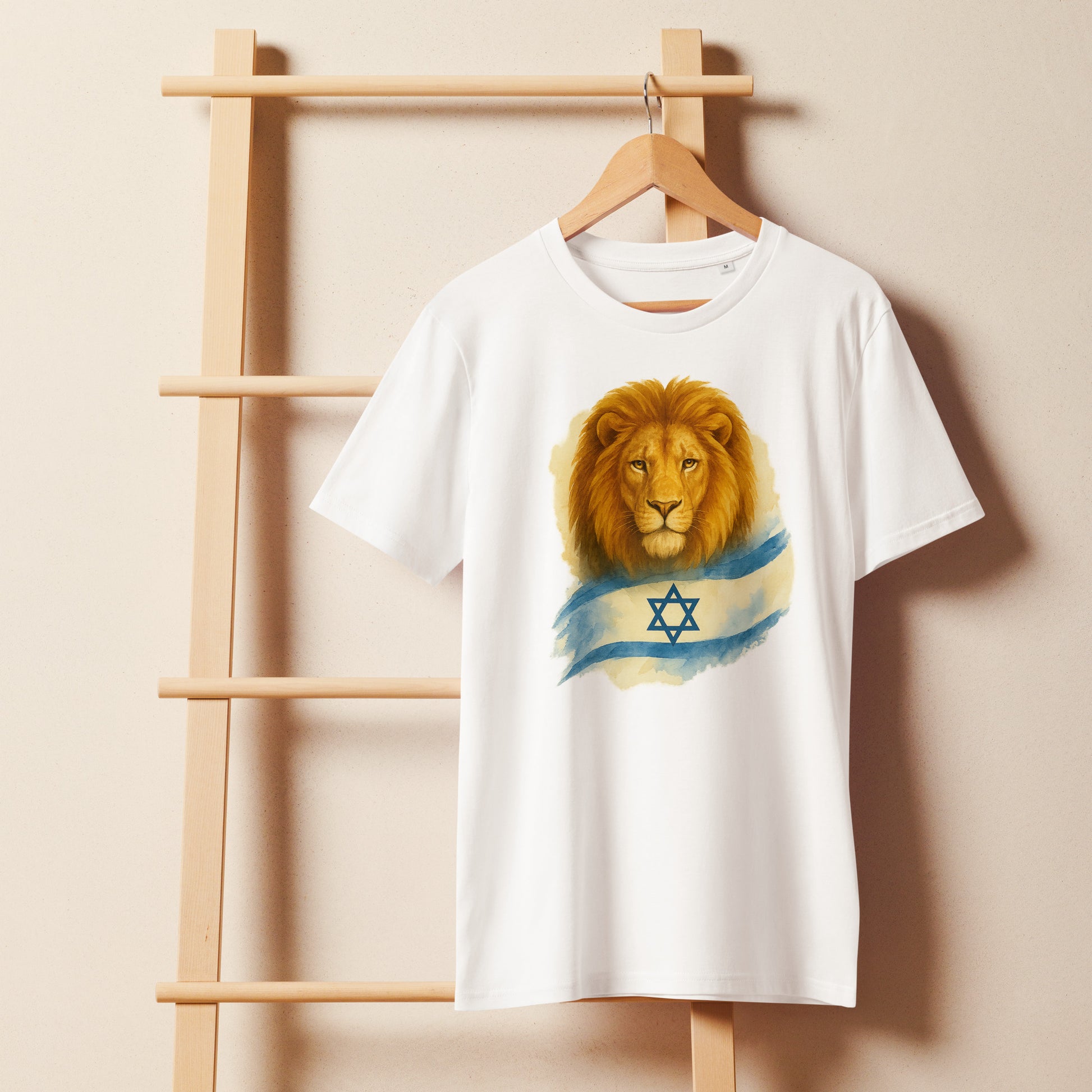 Lion Of Israel Unisex Organic Mid - Light T-Shirt - American Zionist