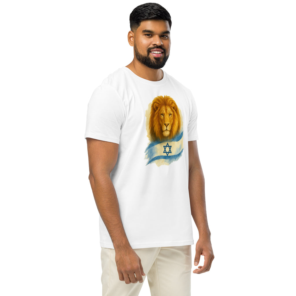 Lion Of Israel Unisex Organic Mid - Light T-Shirt - American Zionist