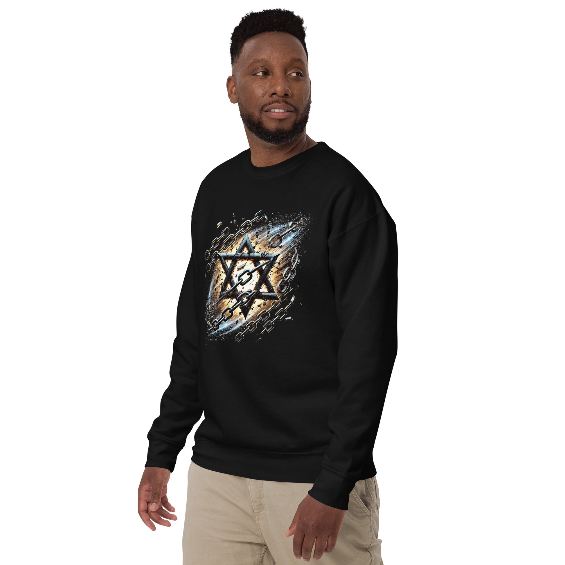 Wings of Zion Premium Sweatshirt - American Zionist