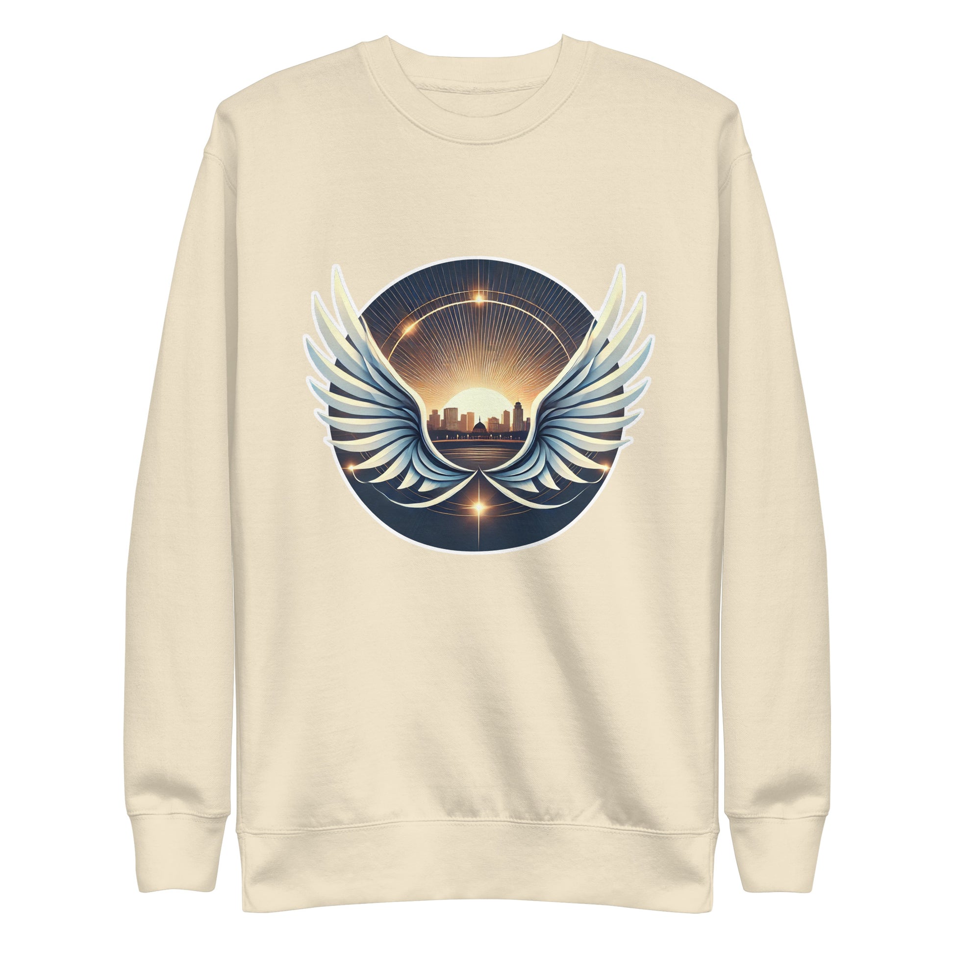 Sunrise Wings Premium Sweatshirt - American Zionist