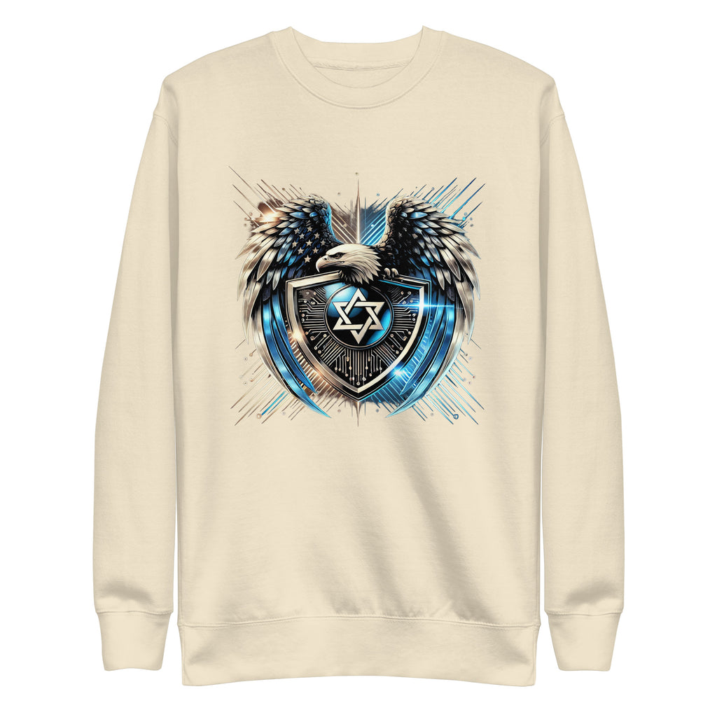 Galaxy Star of David Premium Sweatshirt - American Zionist