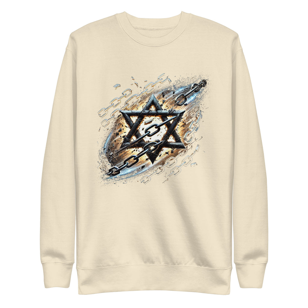 Wings of Zion Premium Sweatshirt - American Zionist