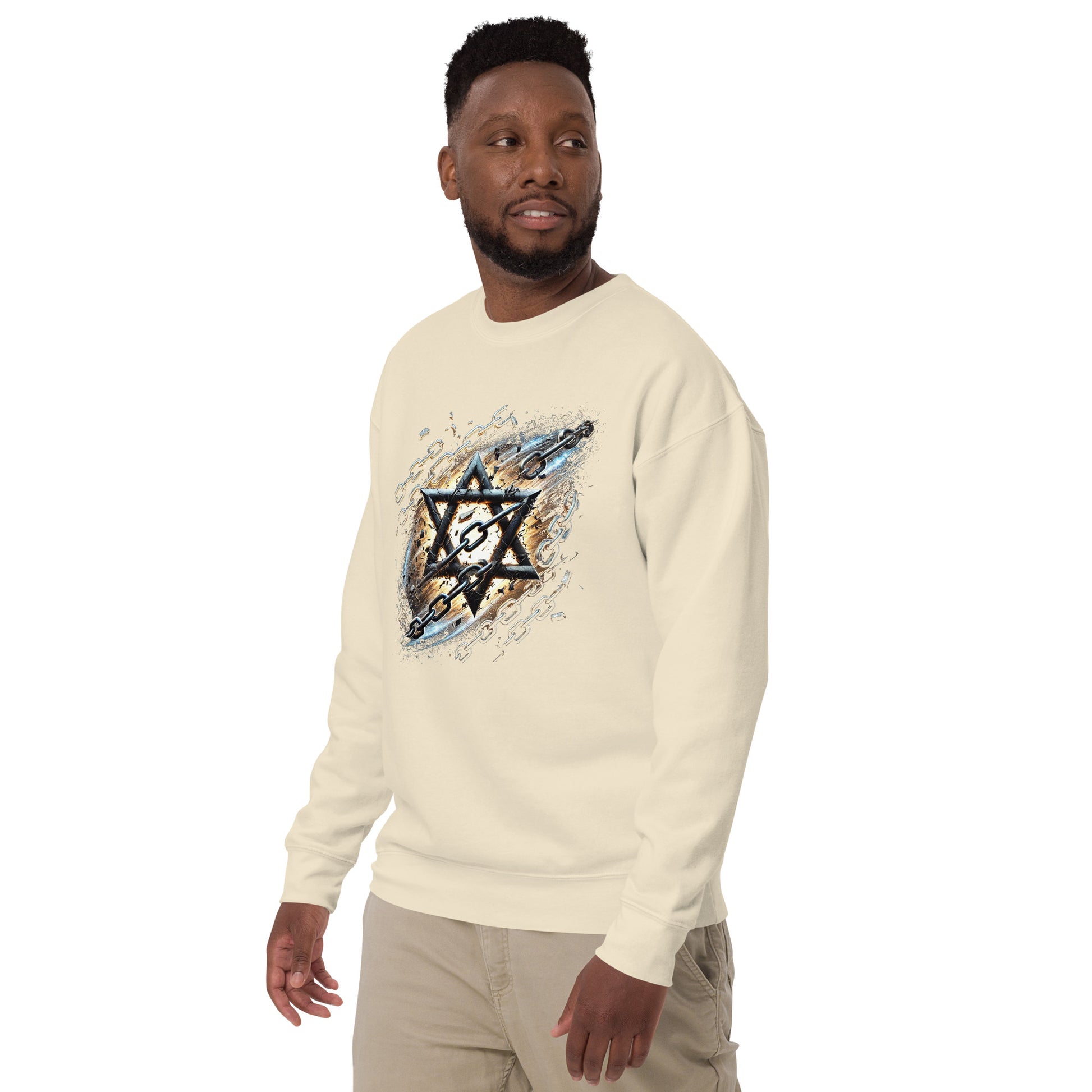 Wings of Zion Premium Sweatshirt - American Zionist