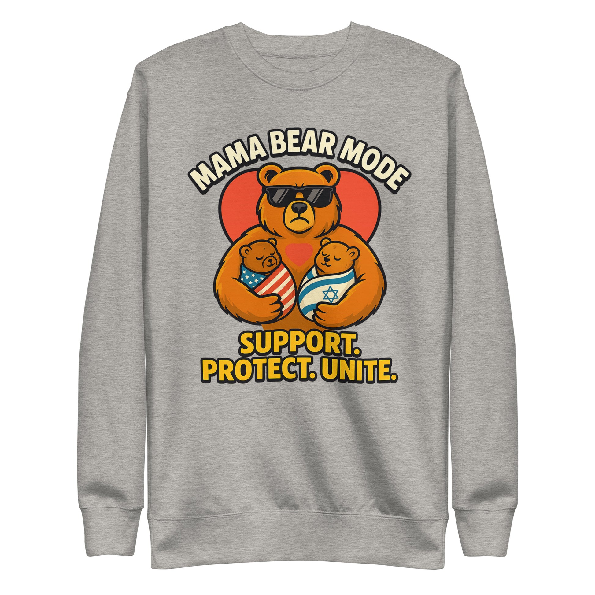 Mama Bear Mode Premium Sweatshirt - American Zionist