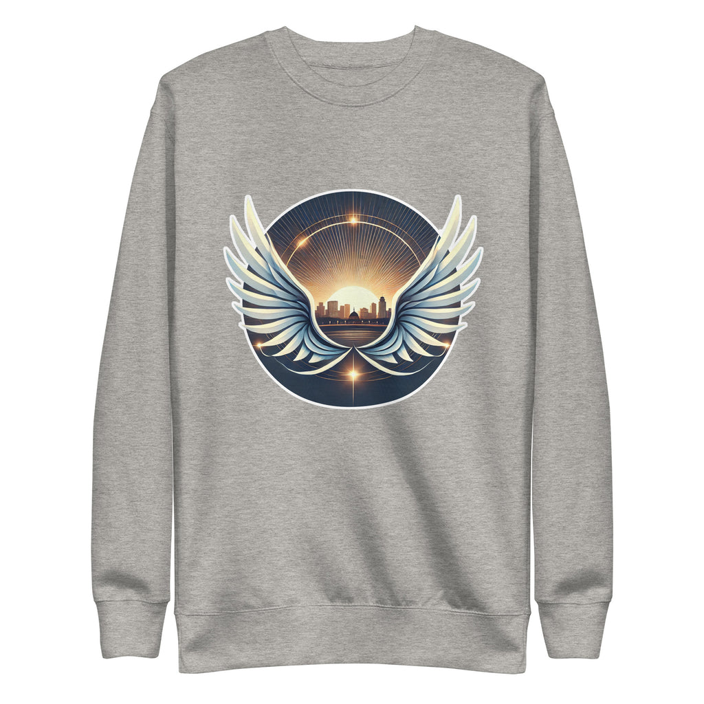 Sunrise Wings Premium Sweatshirt - American Zionist