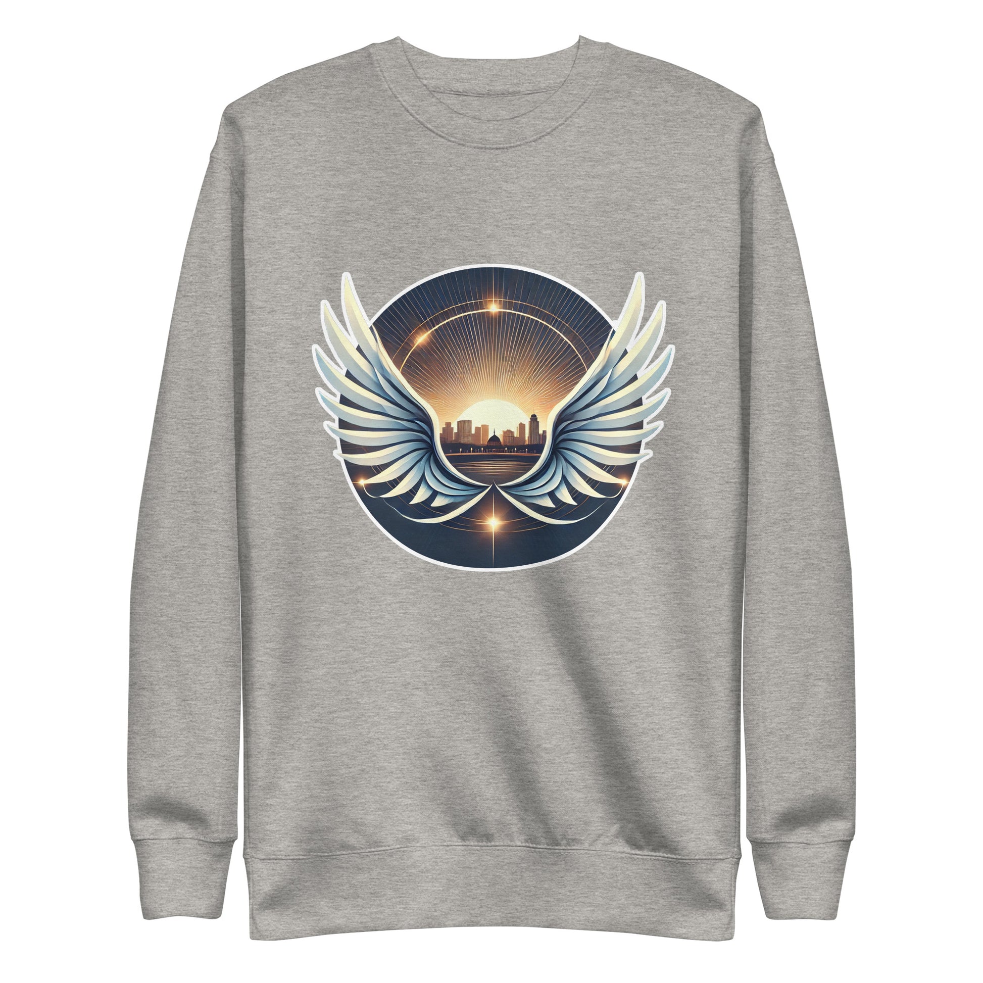 Sunrise Wings Premium Sweatshirt - American Zionist
