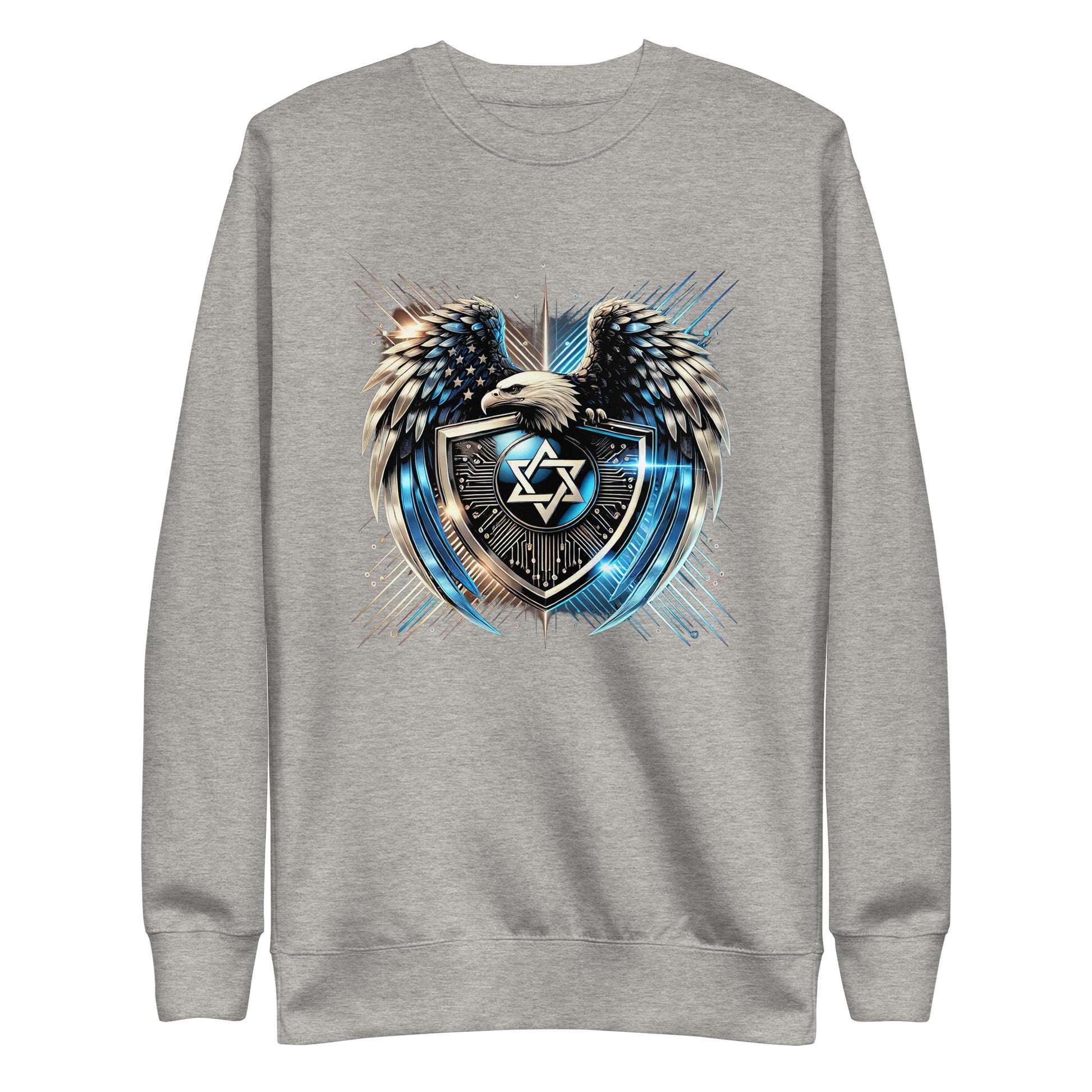 Galaxy Star of David Premium Sweatshirt - American Zionist