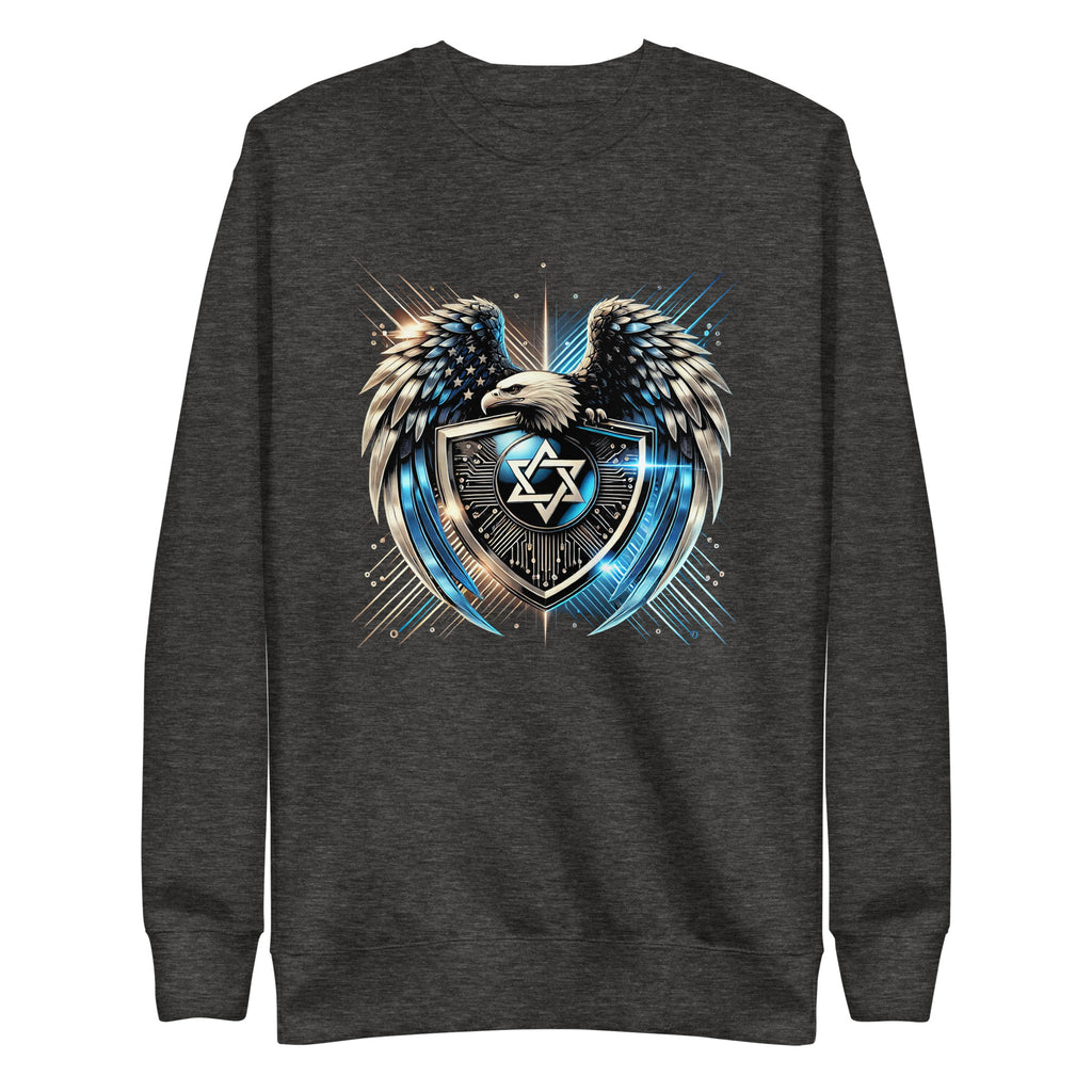 Galaxy Star of David Premium Sweatshirt - American Zionist