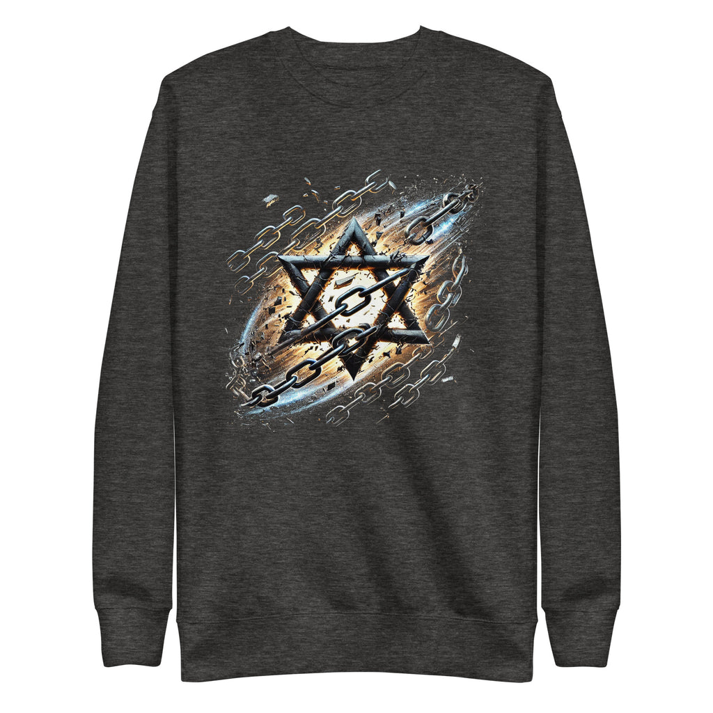 Wings of Zion Premium Sweatshirt - American Zionist