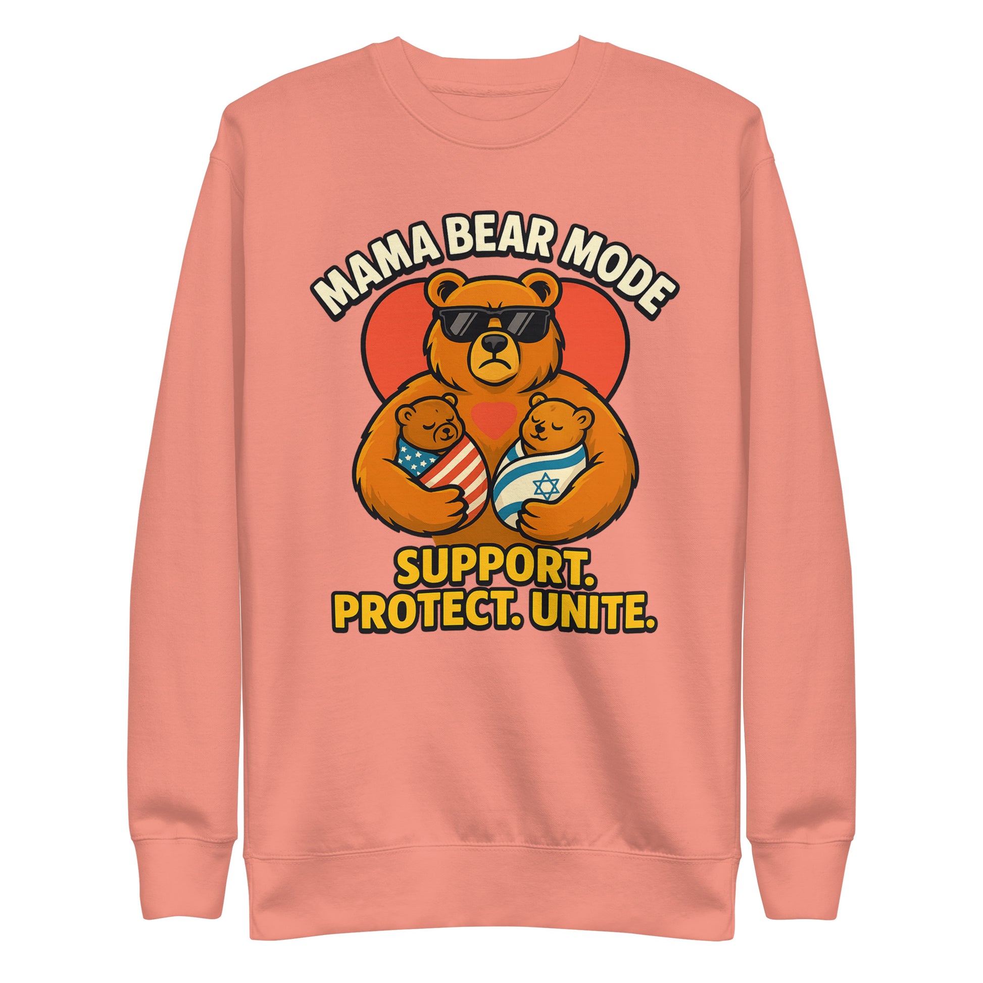 Mama Bear Mode Premium Sweatshirt - American Zionist