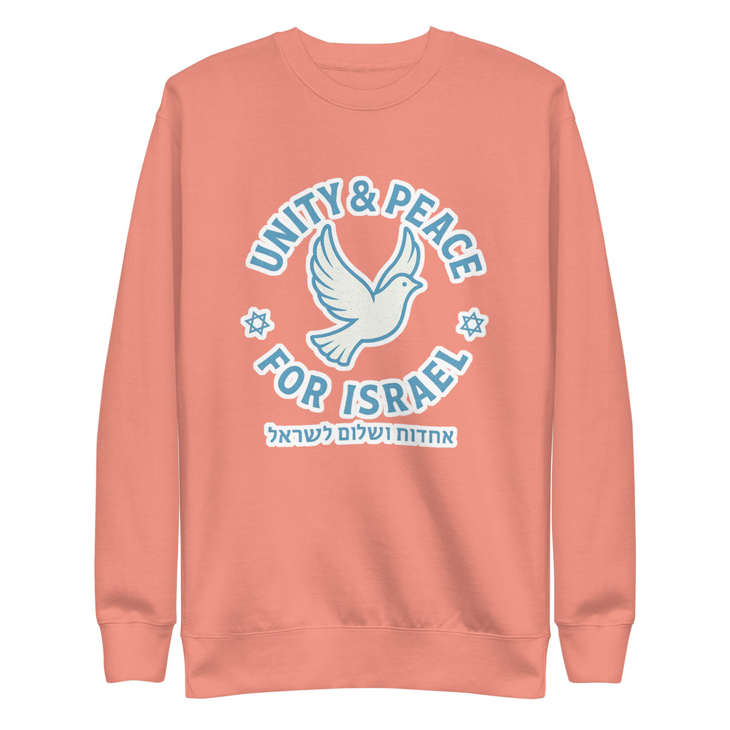 Unity Peace For Israel Unisex Organic Mid - Light T-Shirt - American Zionist