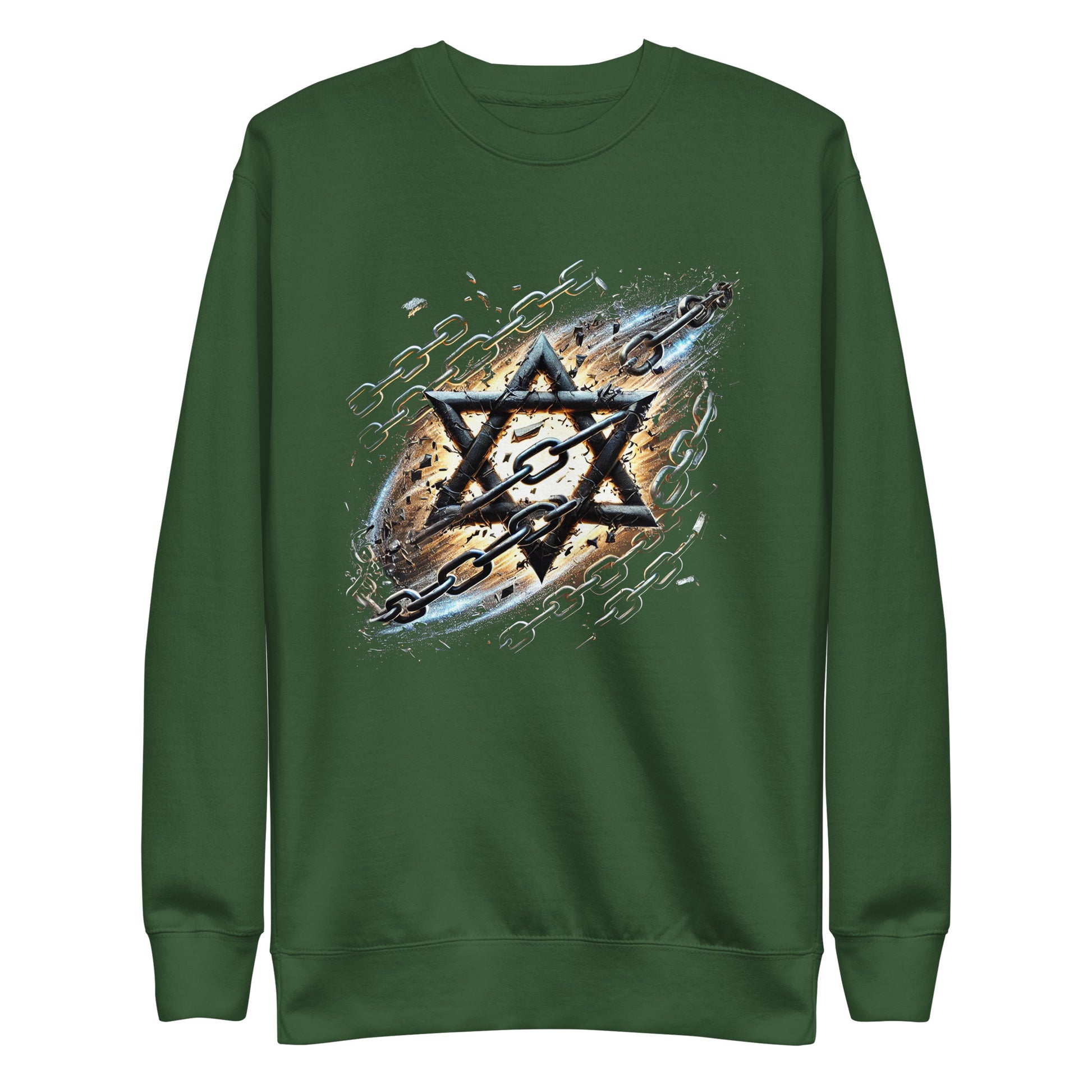 Wings of Zion Premium Sweatshirt - American Zionist