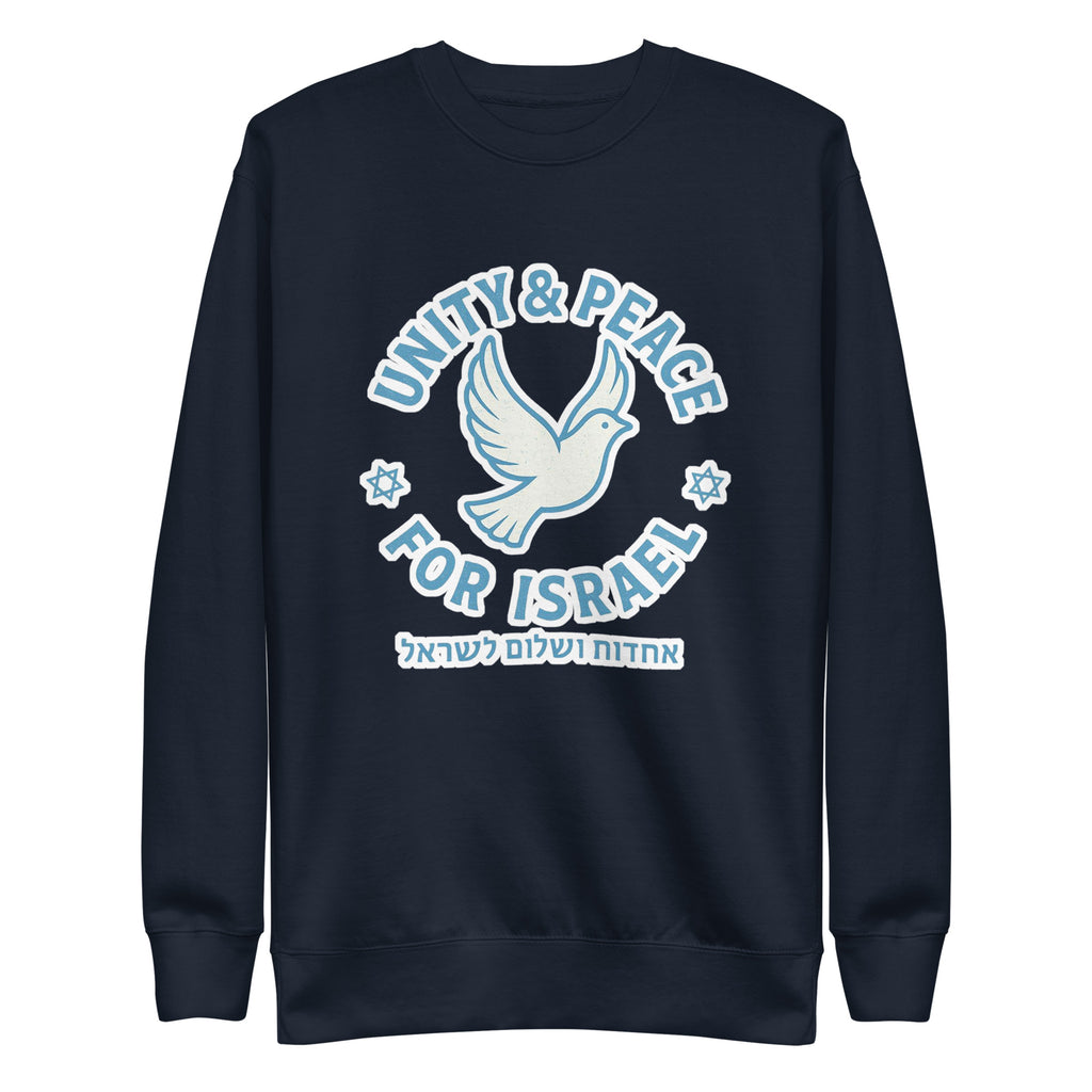 Unity Peace For Israel Unisex Organic Mid - Light T-Shirt - American Zionist