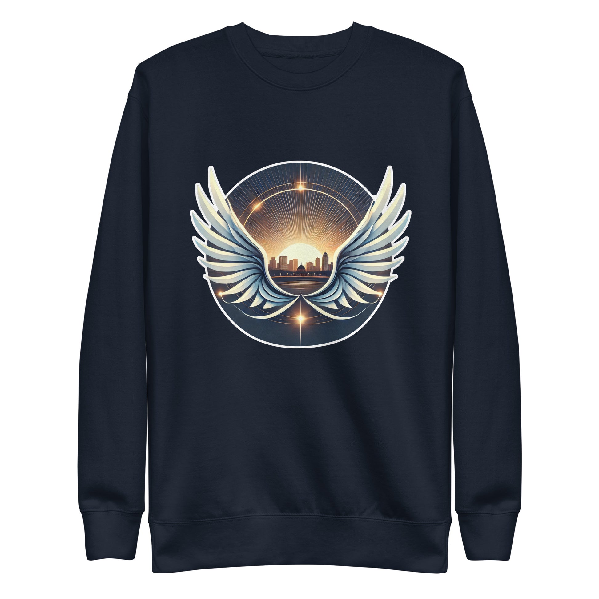 Sunrise Wings Premium Sweatshirt - American Zionist