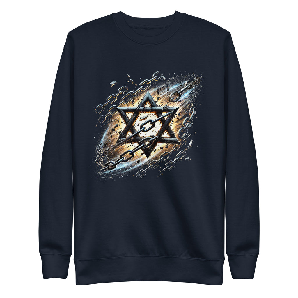 Wings of Zion Premium Sweatshirt - American Zionist