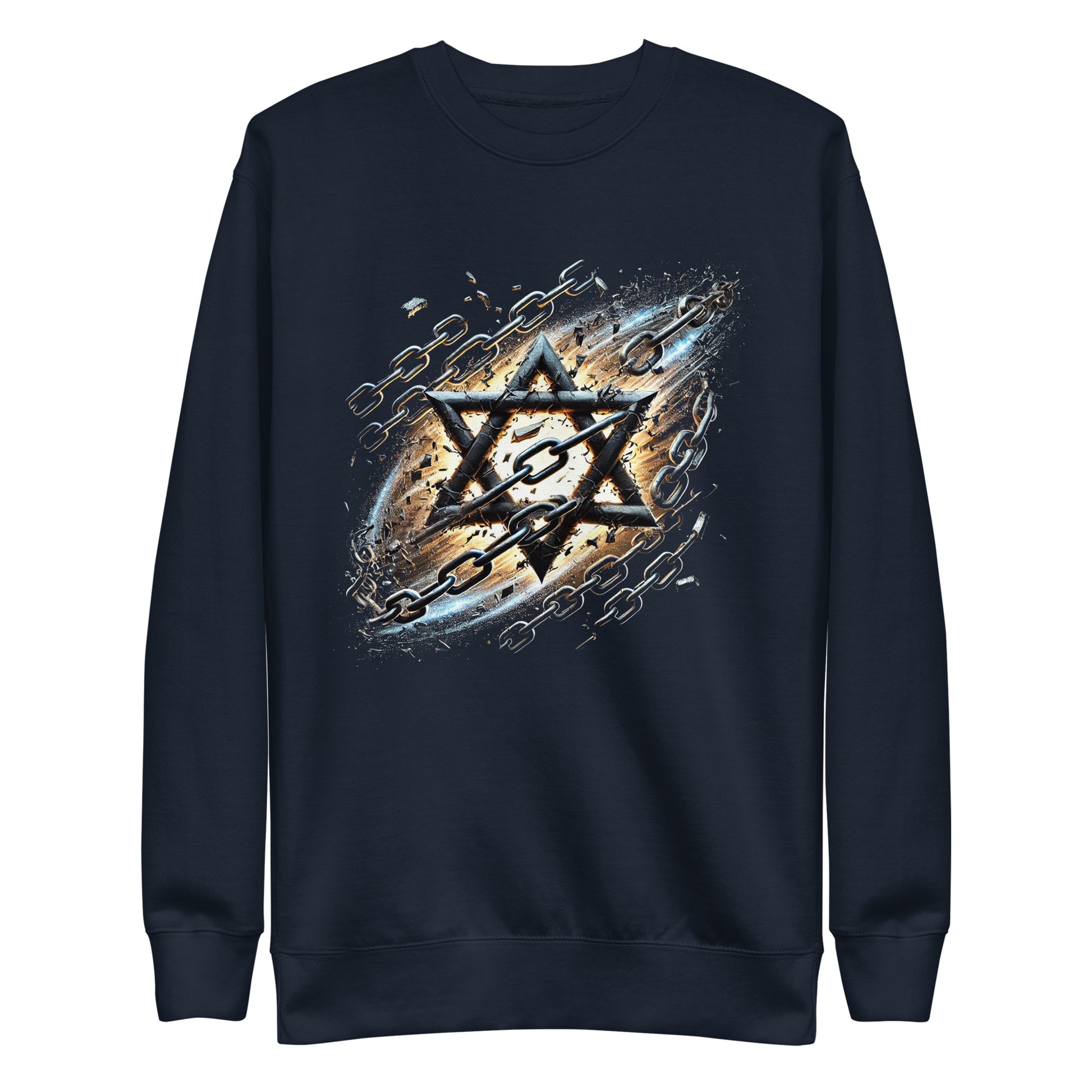 Wings of Zion Premium Sweatshirt - American Zionist
