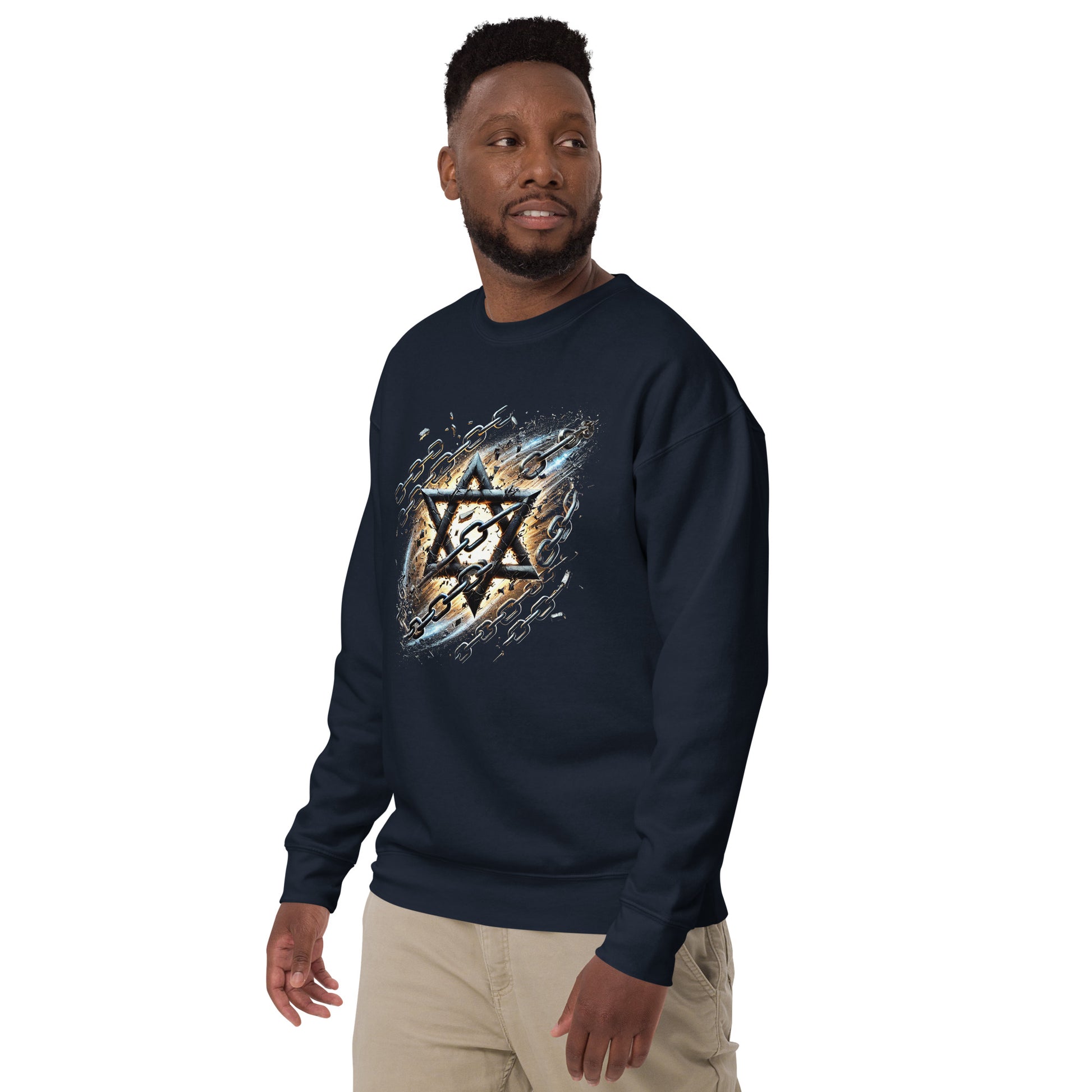 Wings of Zion Premium Sweatshirt - American Zionist