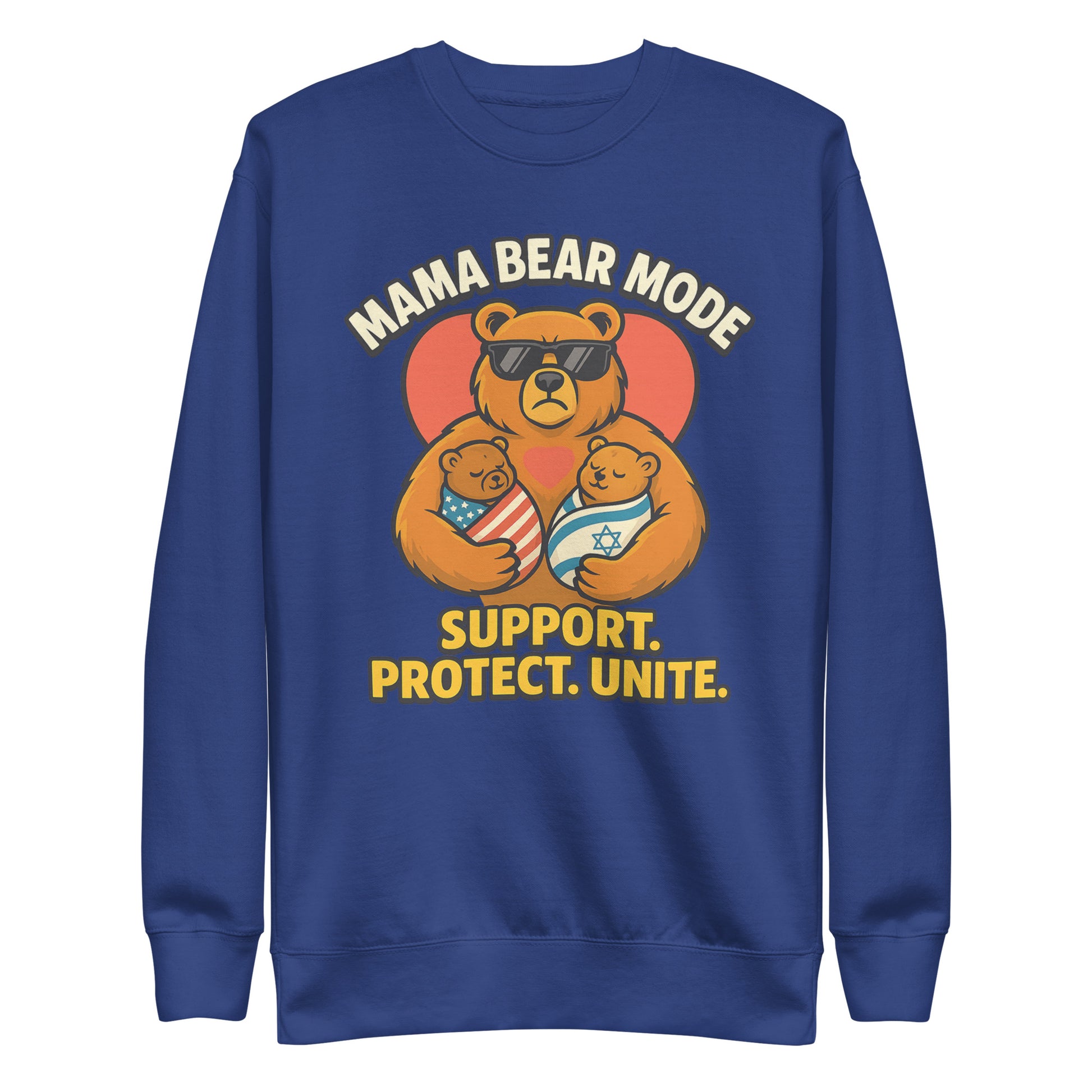 Mama Bear Mode Premium Sweatshirt - American Zionist