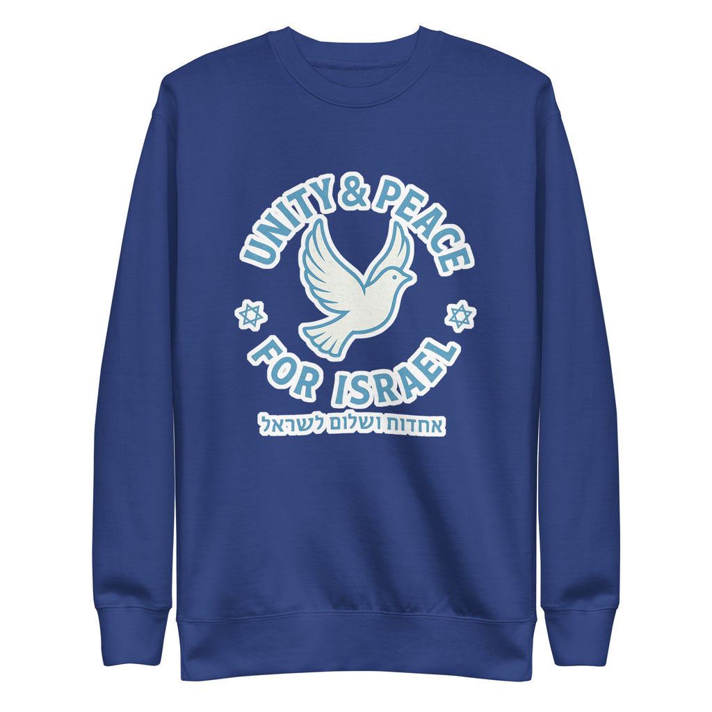 Unity Peace For Israel Unisex Organic Mid - Light T-Shirt - American Zionist
